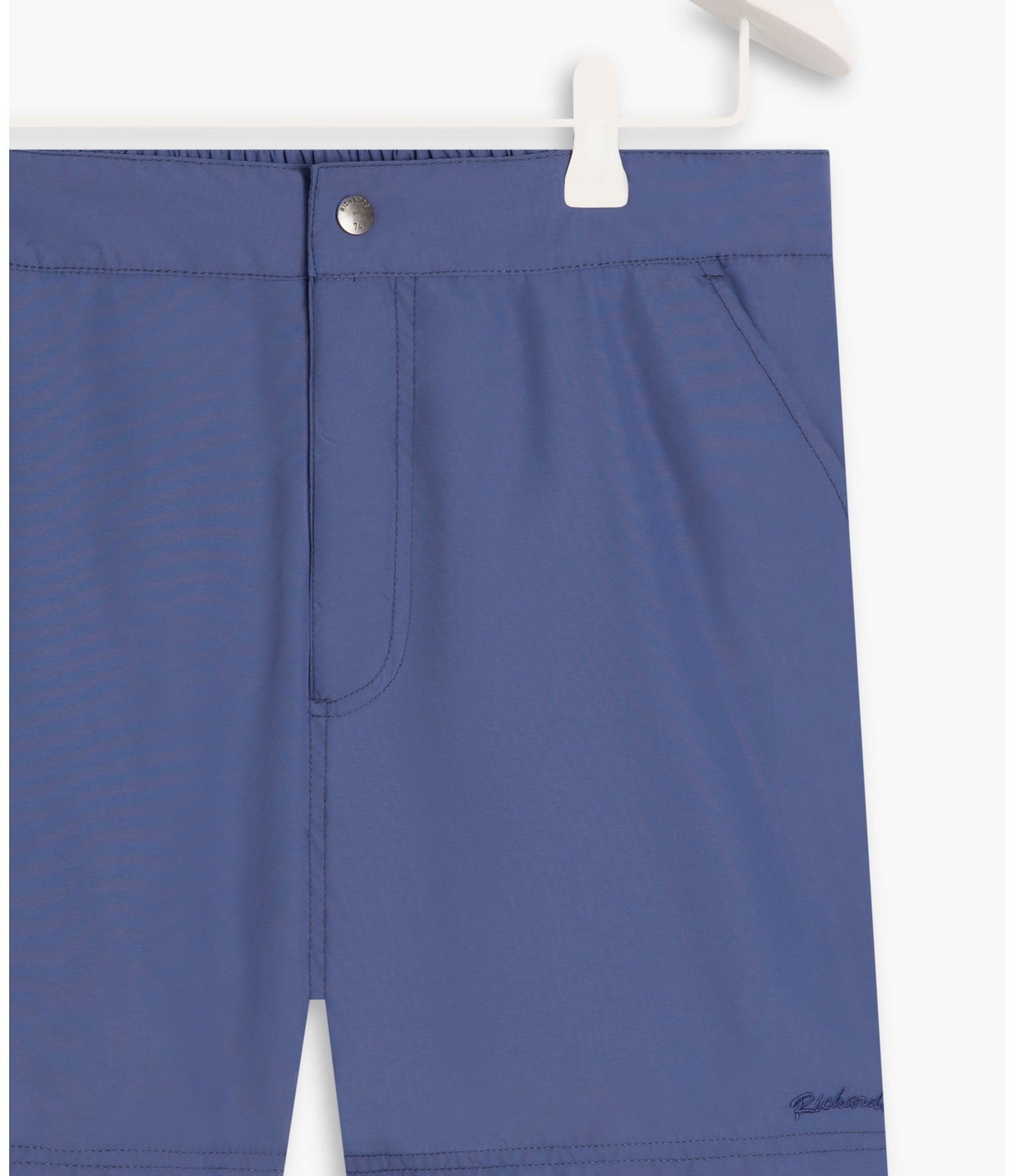 Beach Short Cós  Reto Regular Azul Pervante