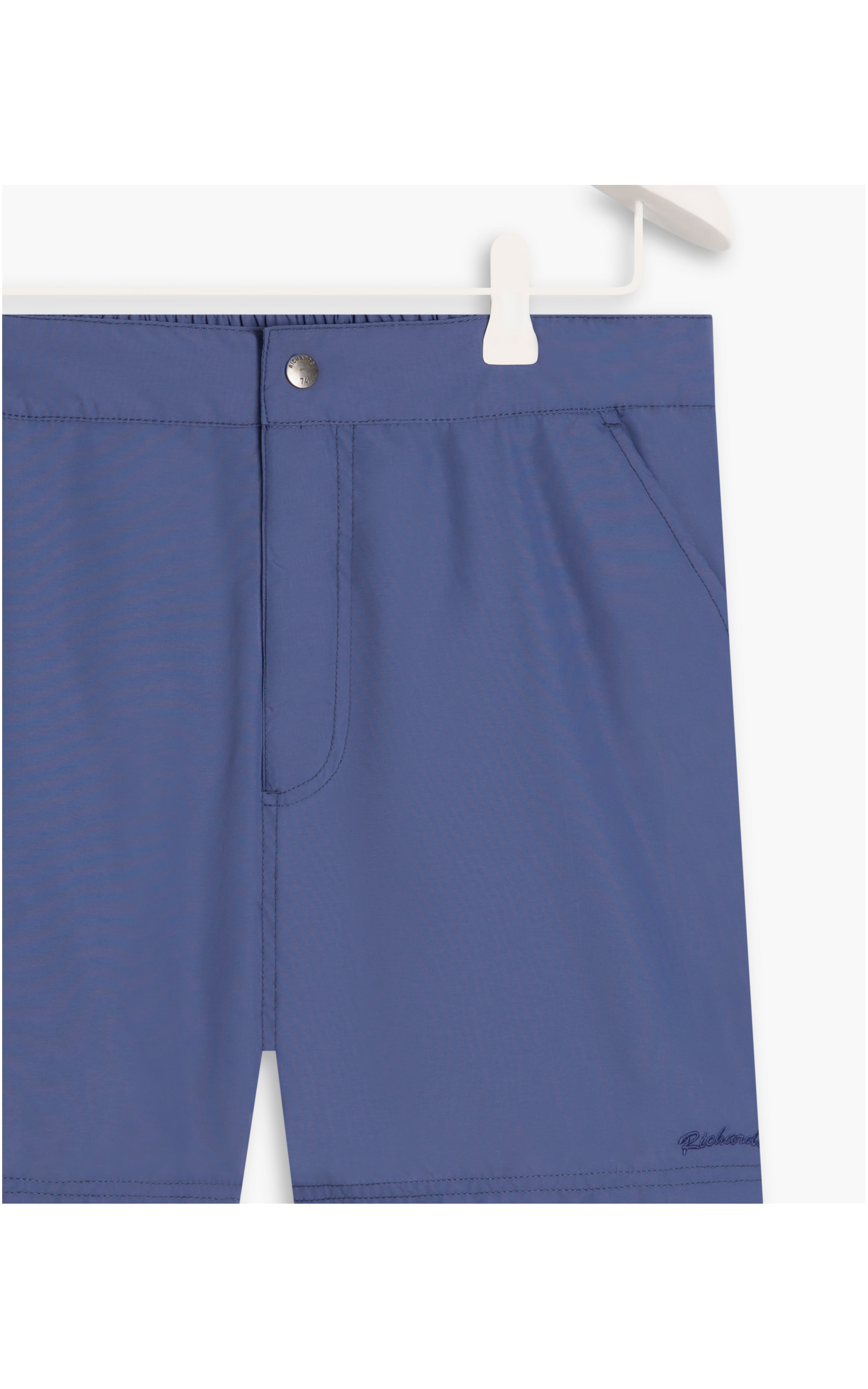 Beach Short Cós  Reto Regular Azul Pervante
