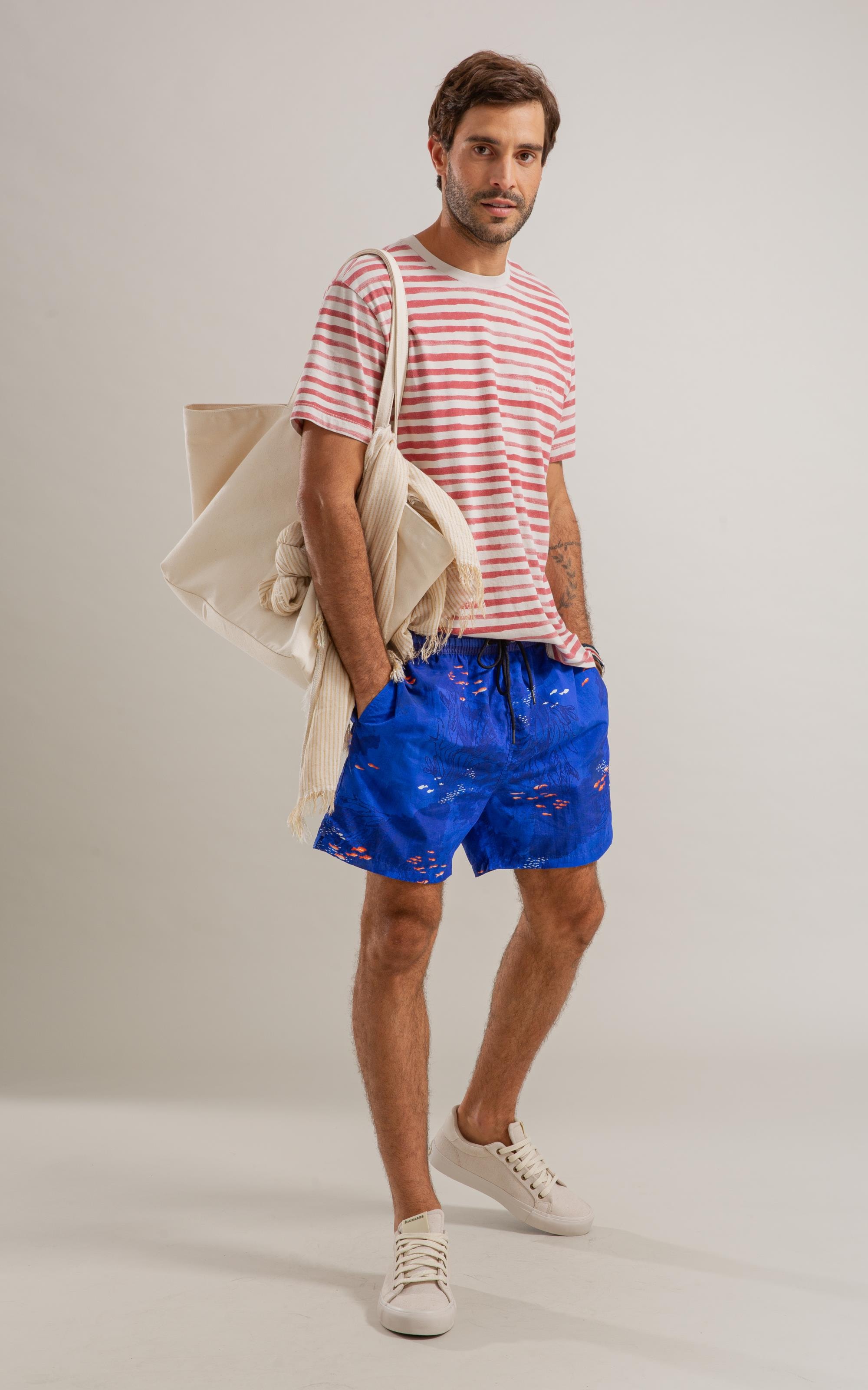 Beach Short Deep Ocean Biarritz Azul Bic