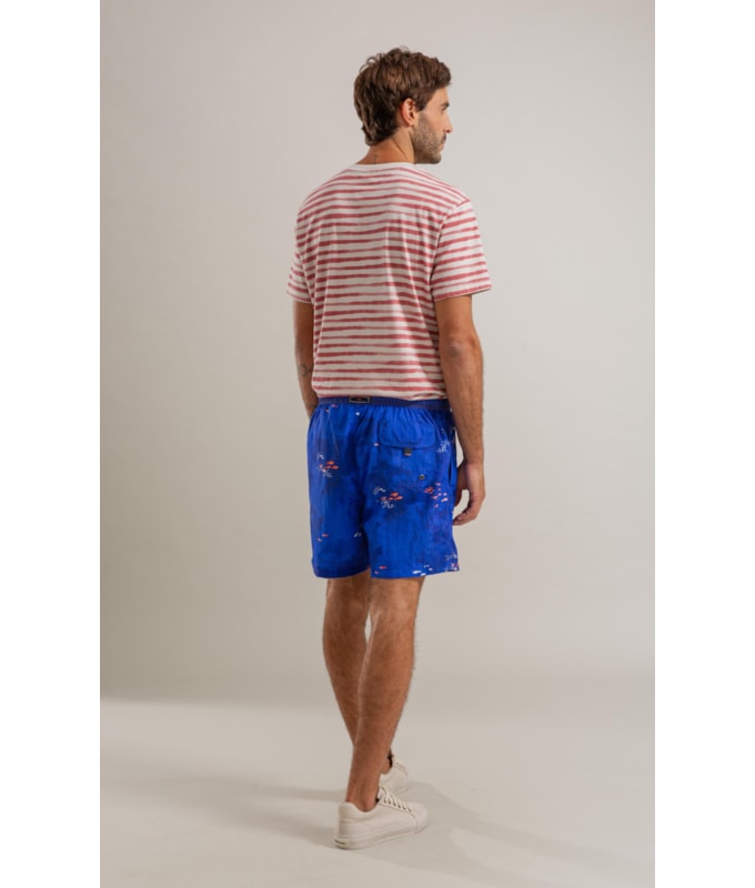 Beach Short Deep Ocean Biarritz Azul Bic