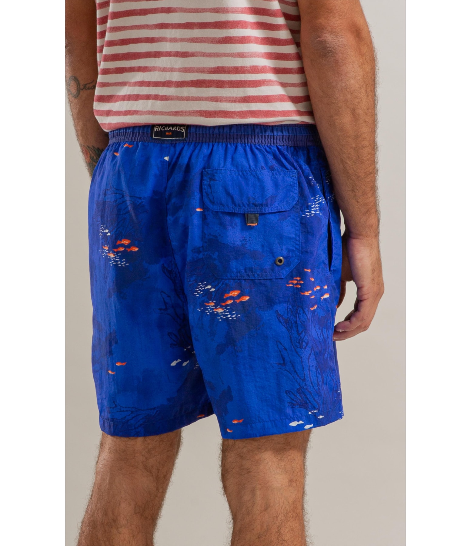 Beach Short Deep Ocean Biarritz Azul Bic