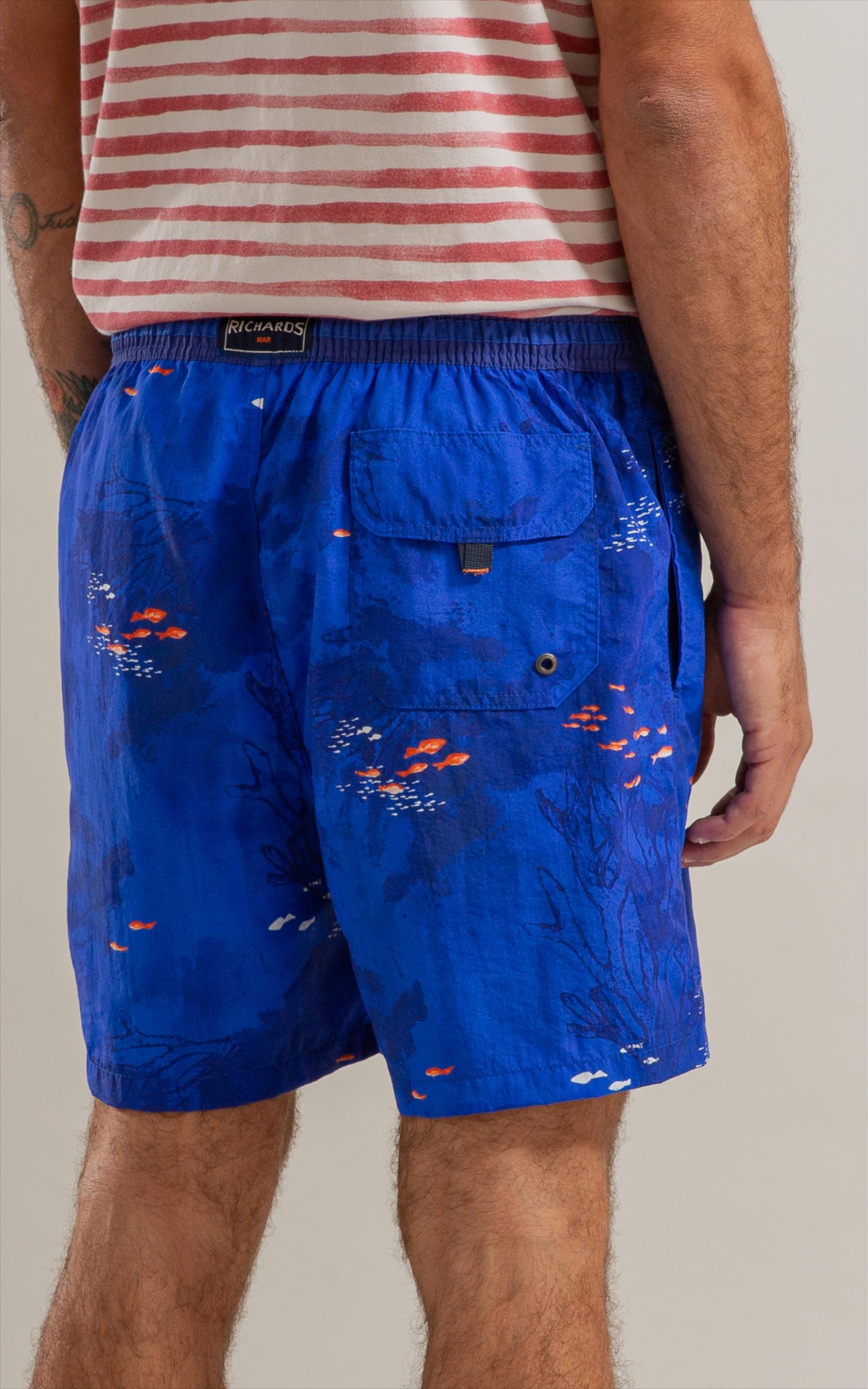 Beach Short Deep Ocean Biarritz Azul Bic