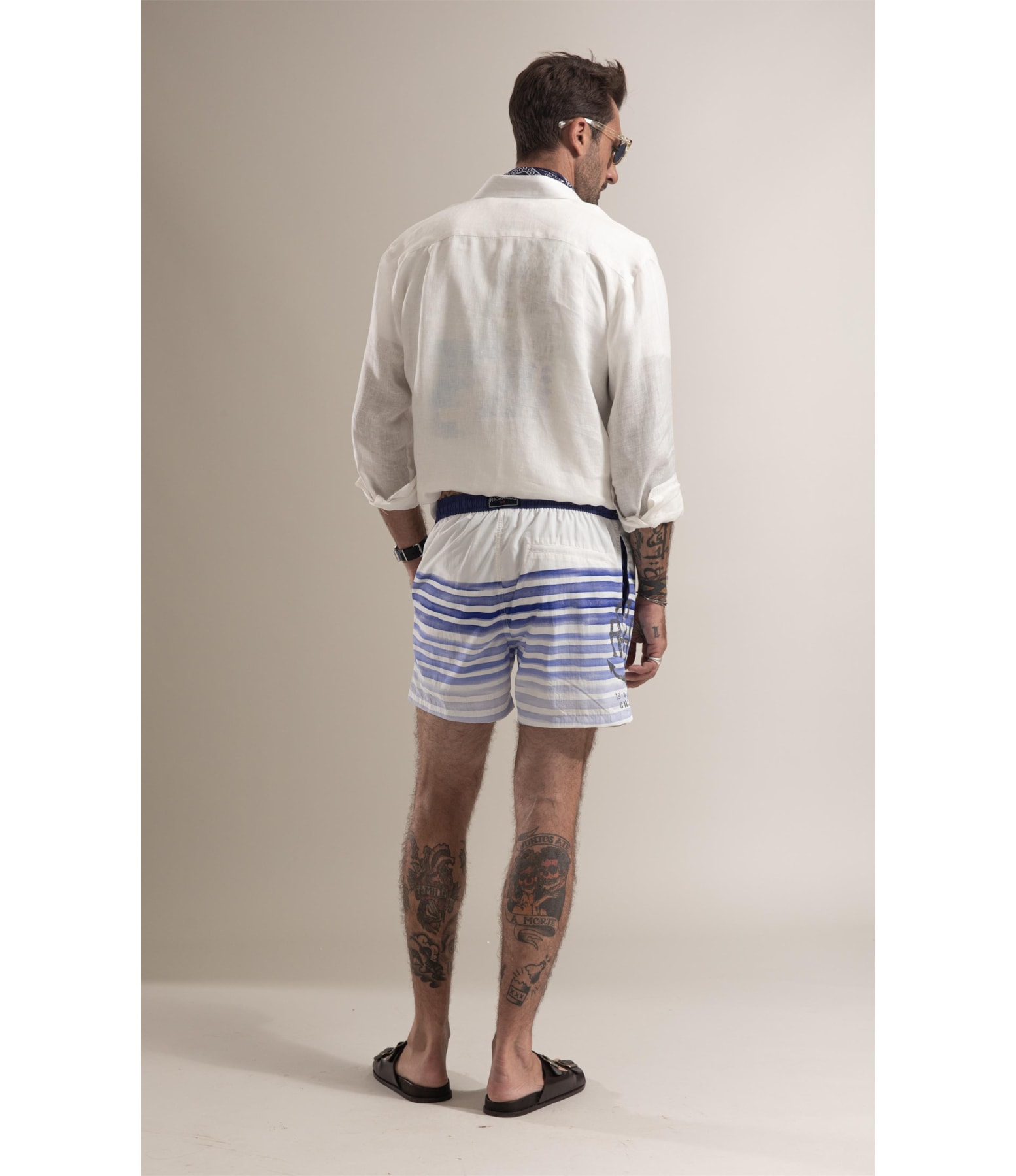 Beach Short Degradê Azul Bic