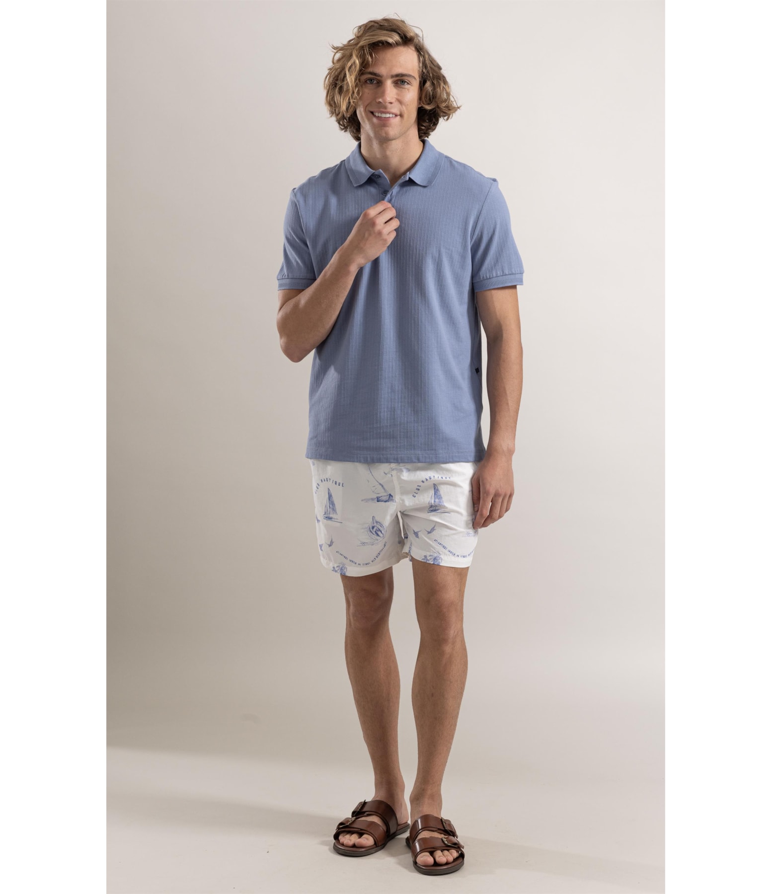 Beach Short Farol Regular Branco