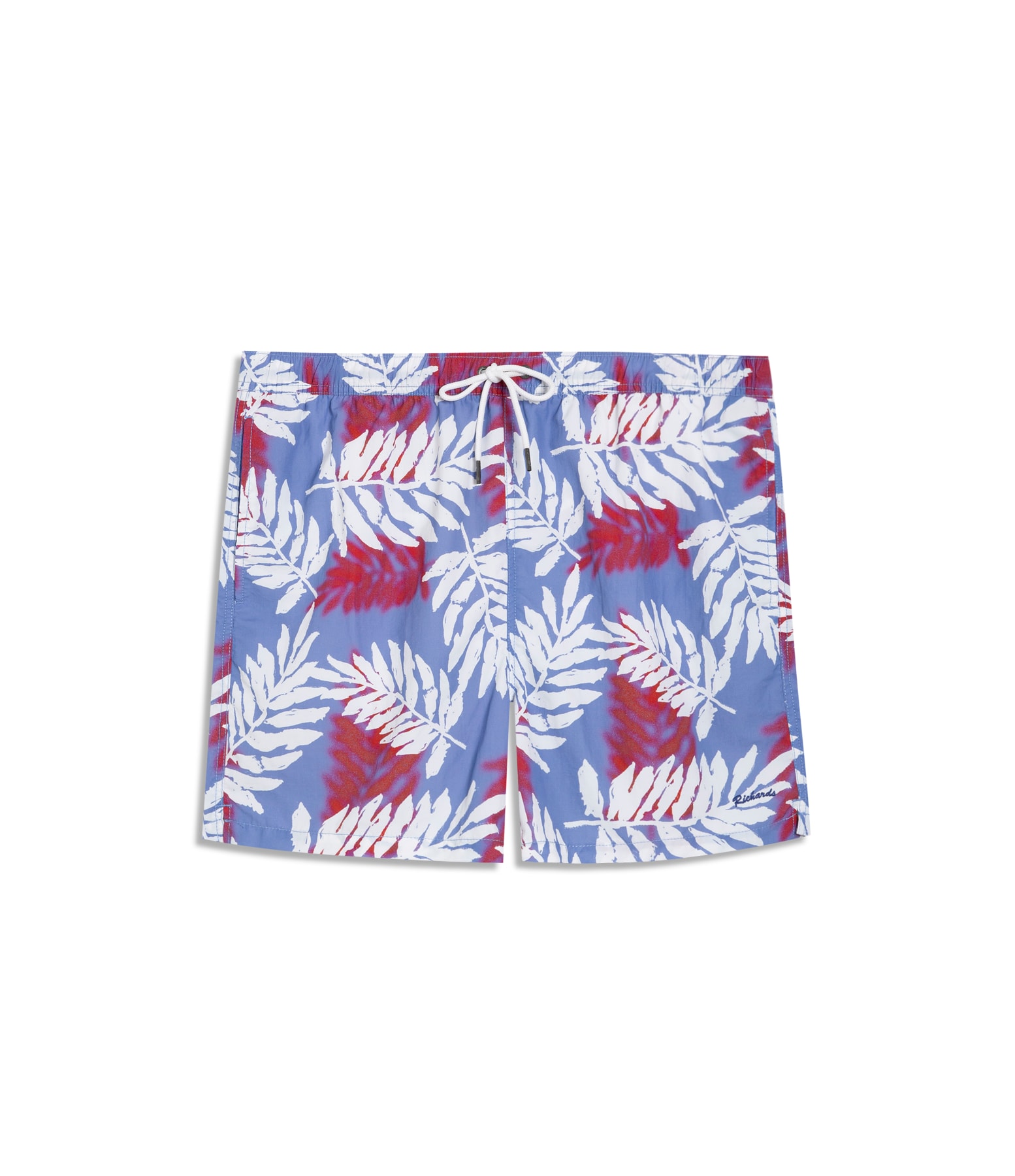 Beach Short Feuillage Azul Claro