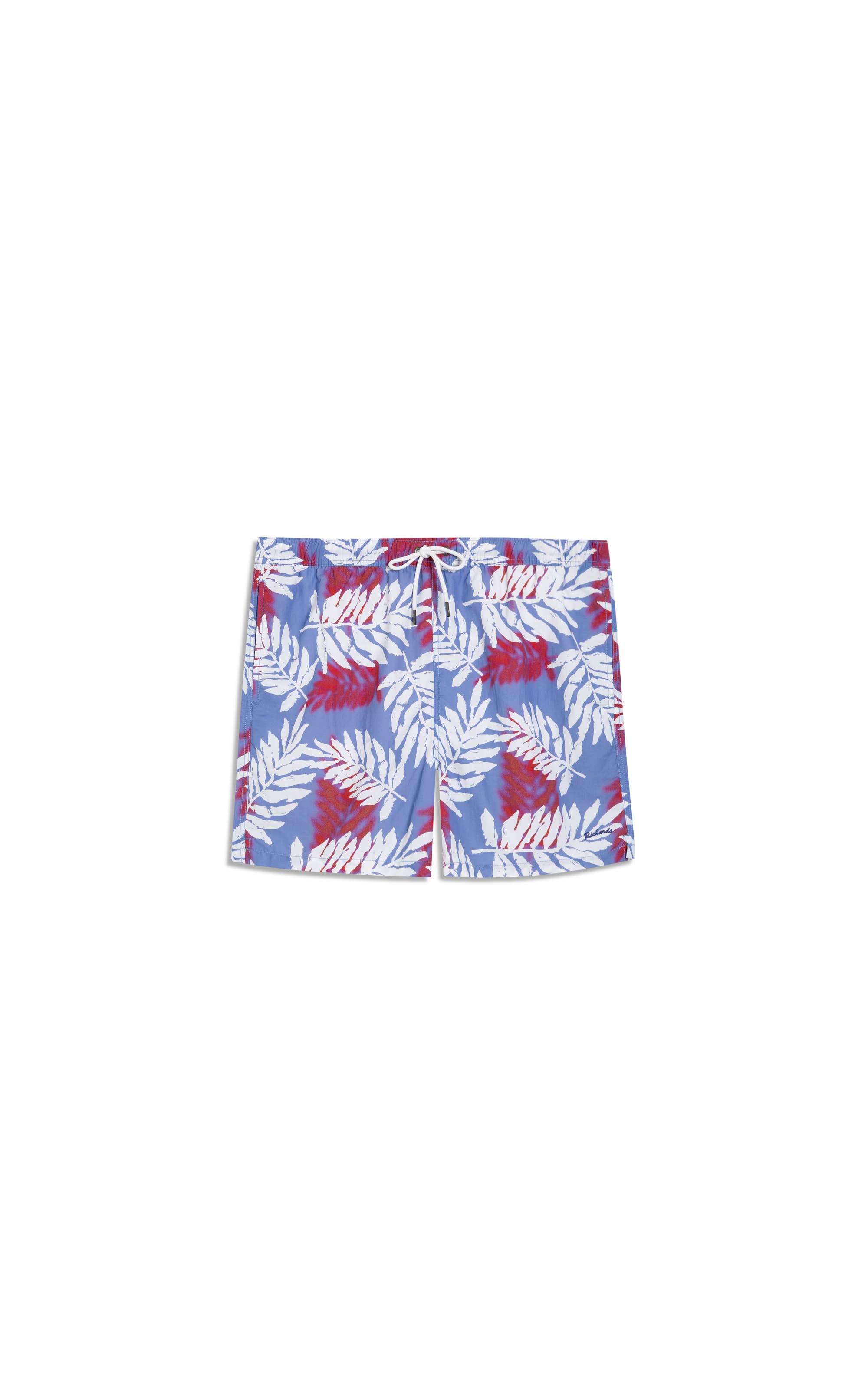 Beach Short Feuillage Azul Claro