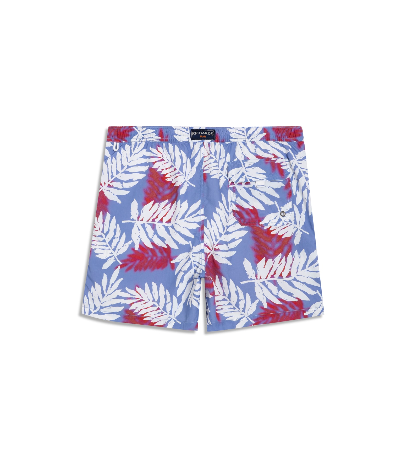 Beach Short Feuillage Azul Claro