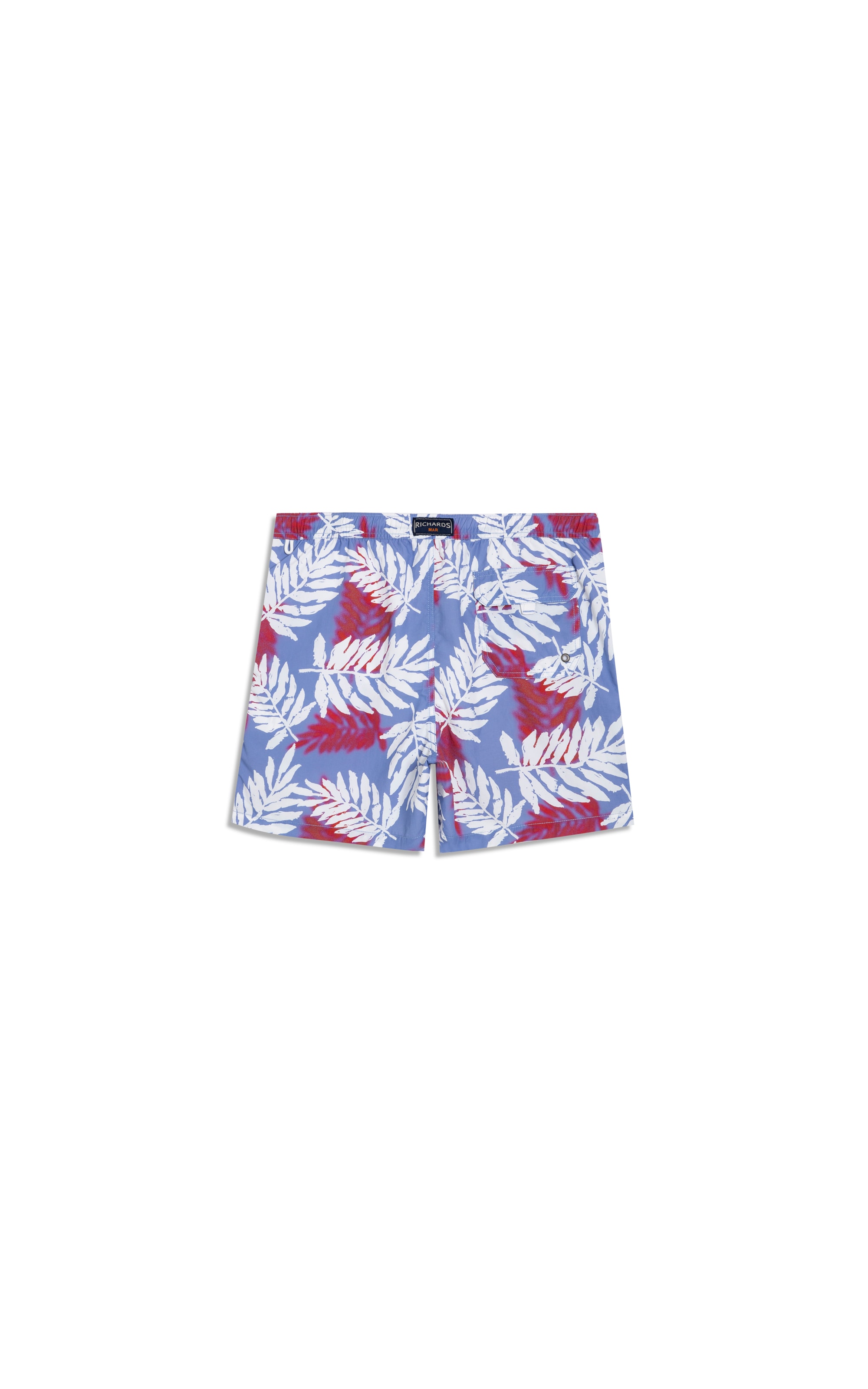 Beach Short Feuillage Azul Claro