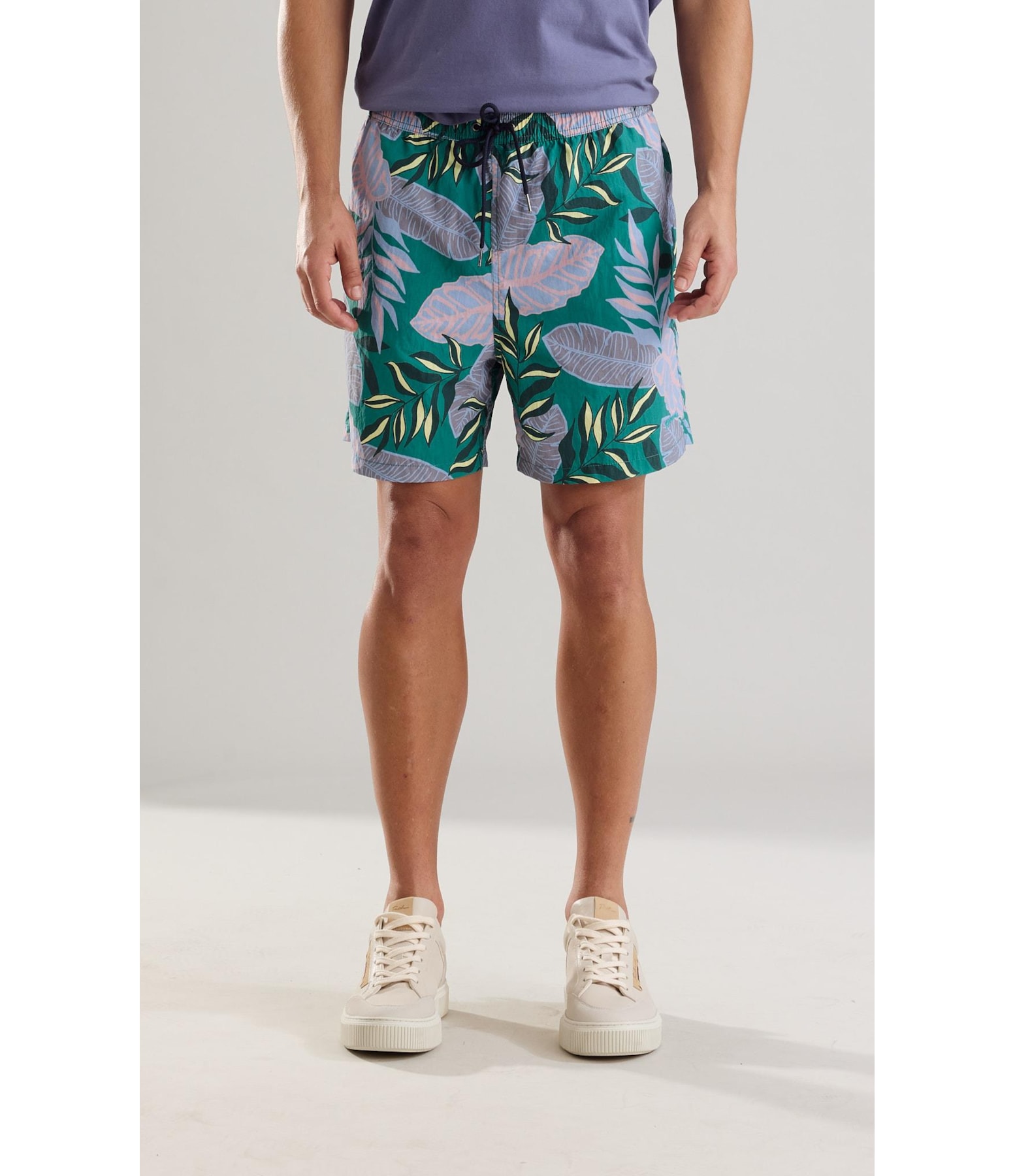 Beach Short Feuille Regular Verde Jade