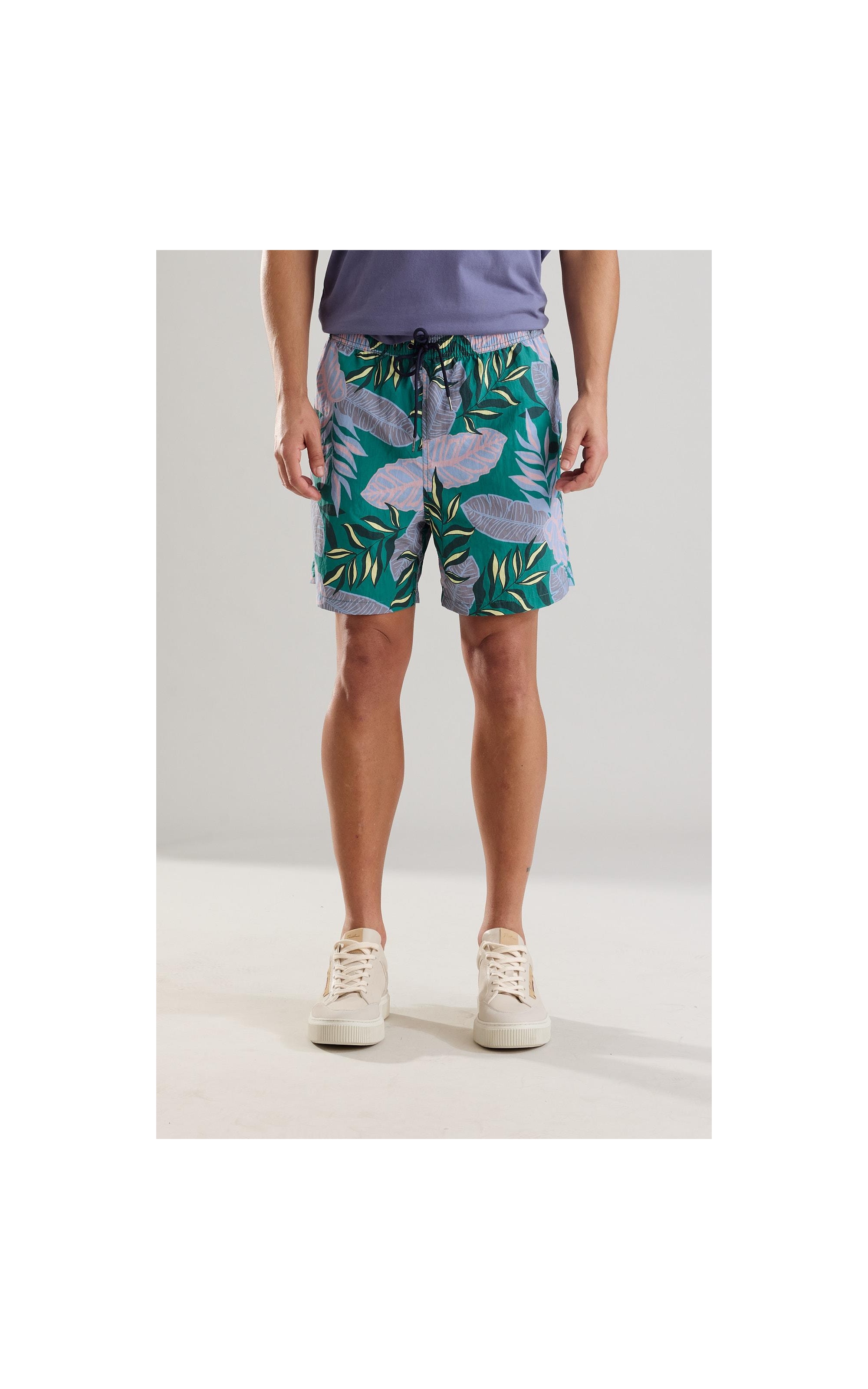 Beach Short Feuille Regular Verde Jade