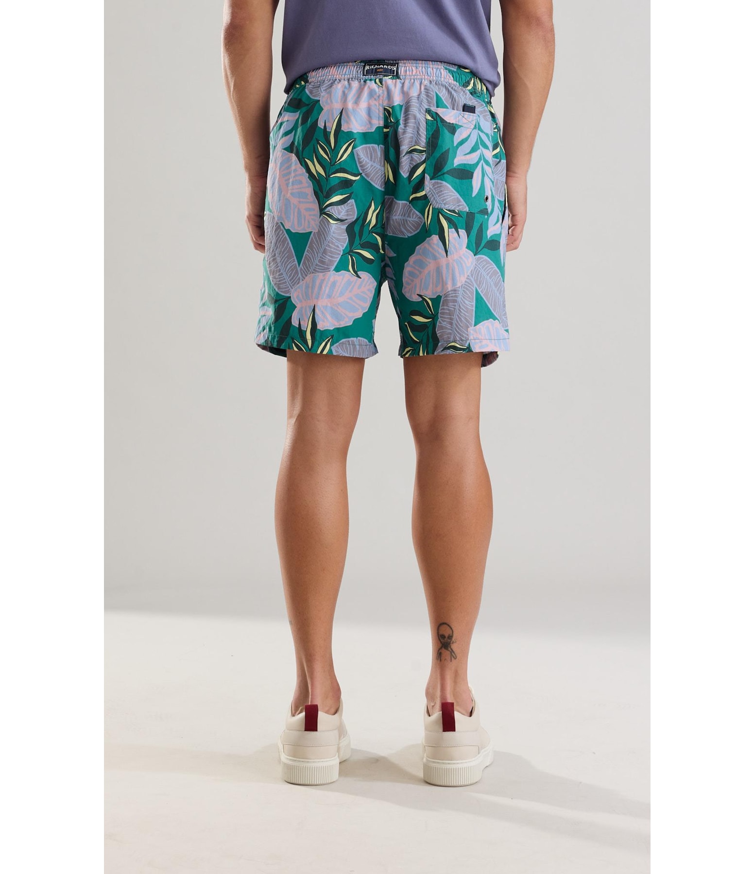 Beach Short Feuille Regular Verde Jade