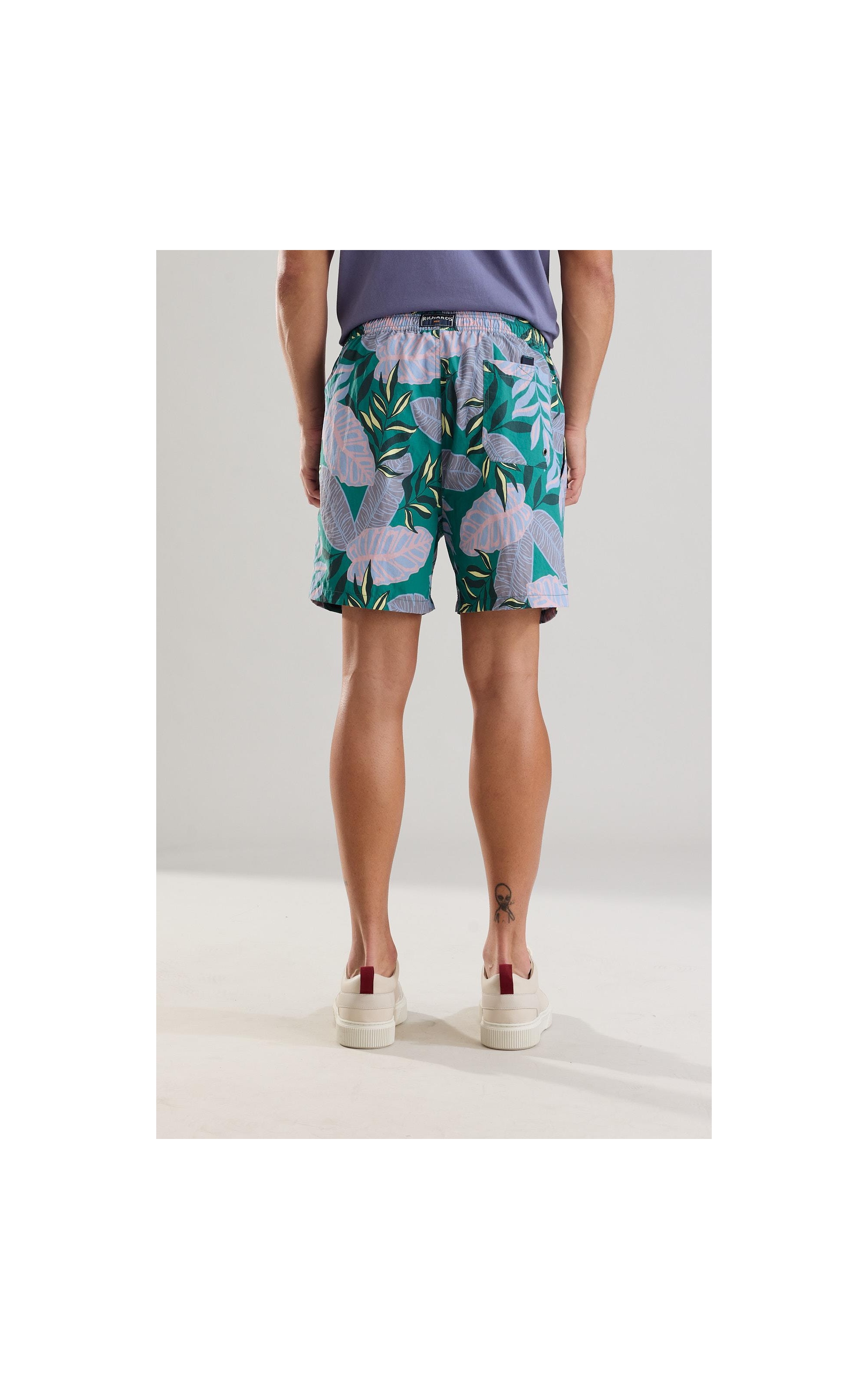 Beach Short Feuille Regular Verde Jade