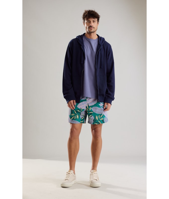 Beach Short Feuille Regular Verde Jade