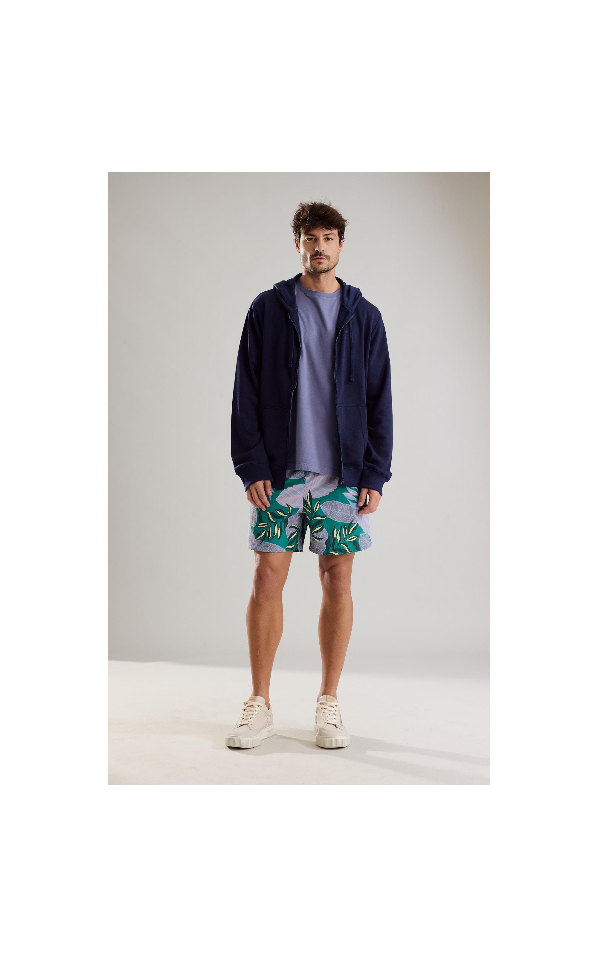 Beach Short Feuille Regular Verde Jade