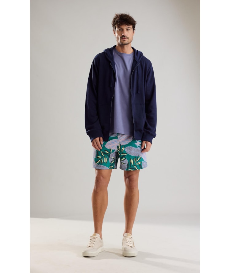 Beach Short Feuille Regular Verde Jade