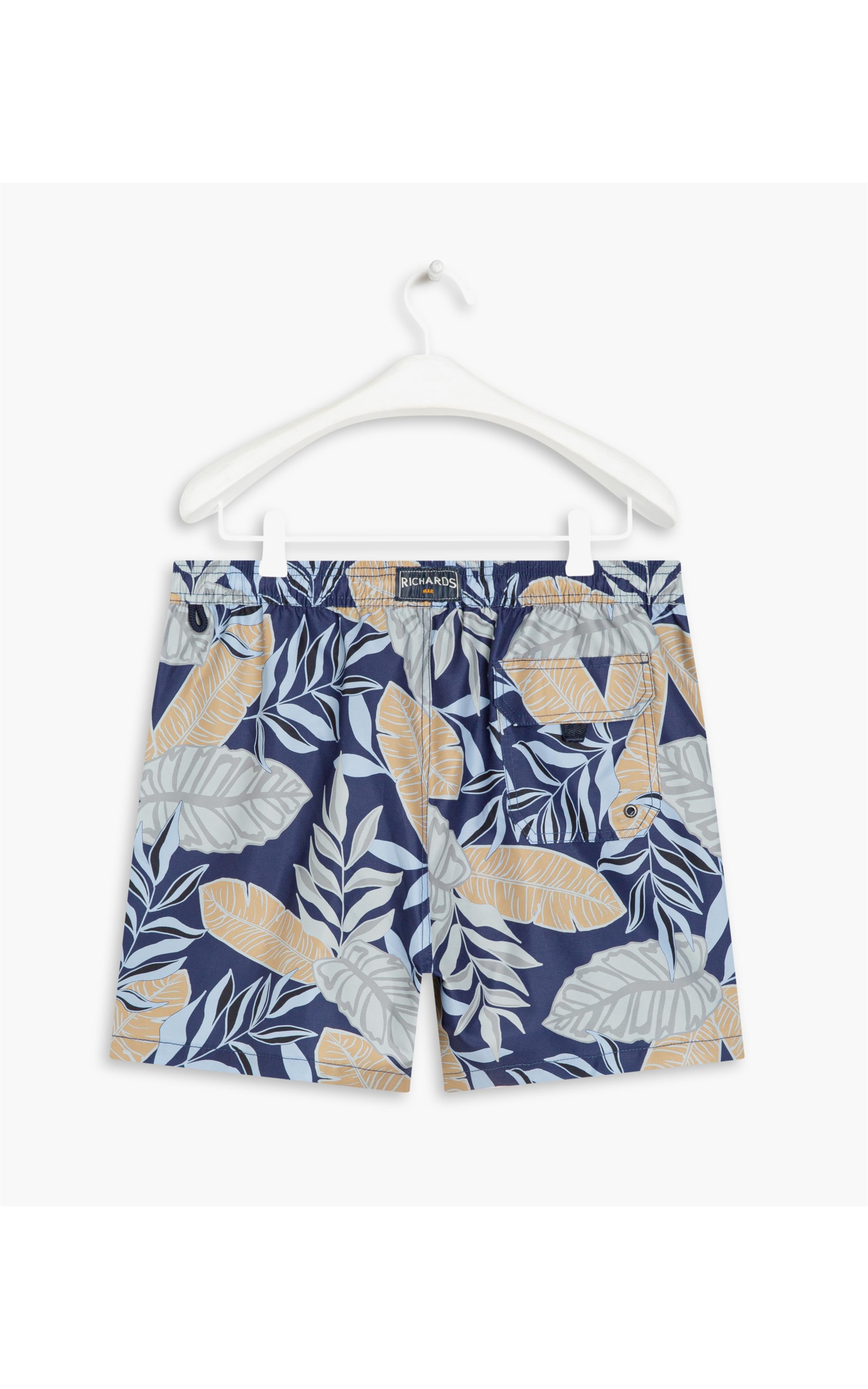 Beach Short Feuille Rgular Azul Bic