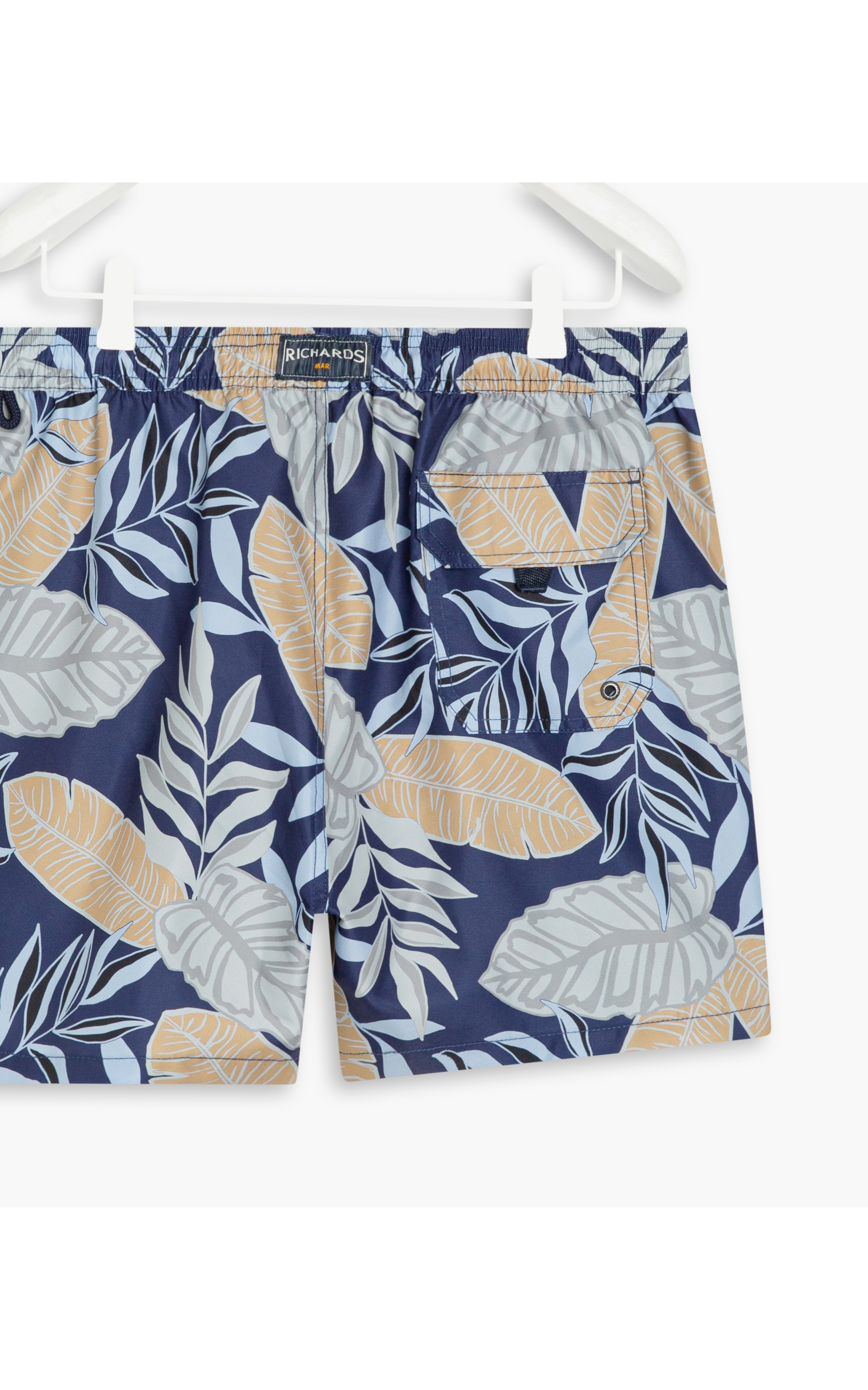 Beach Short Feuille Rgular Azul Bic