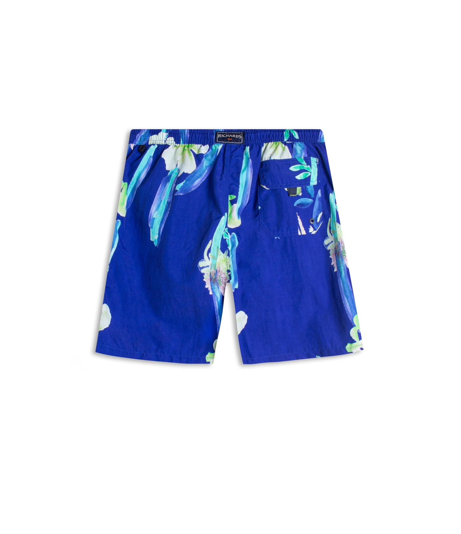 Beach Short Florish Regular Azul Bic