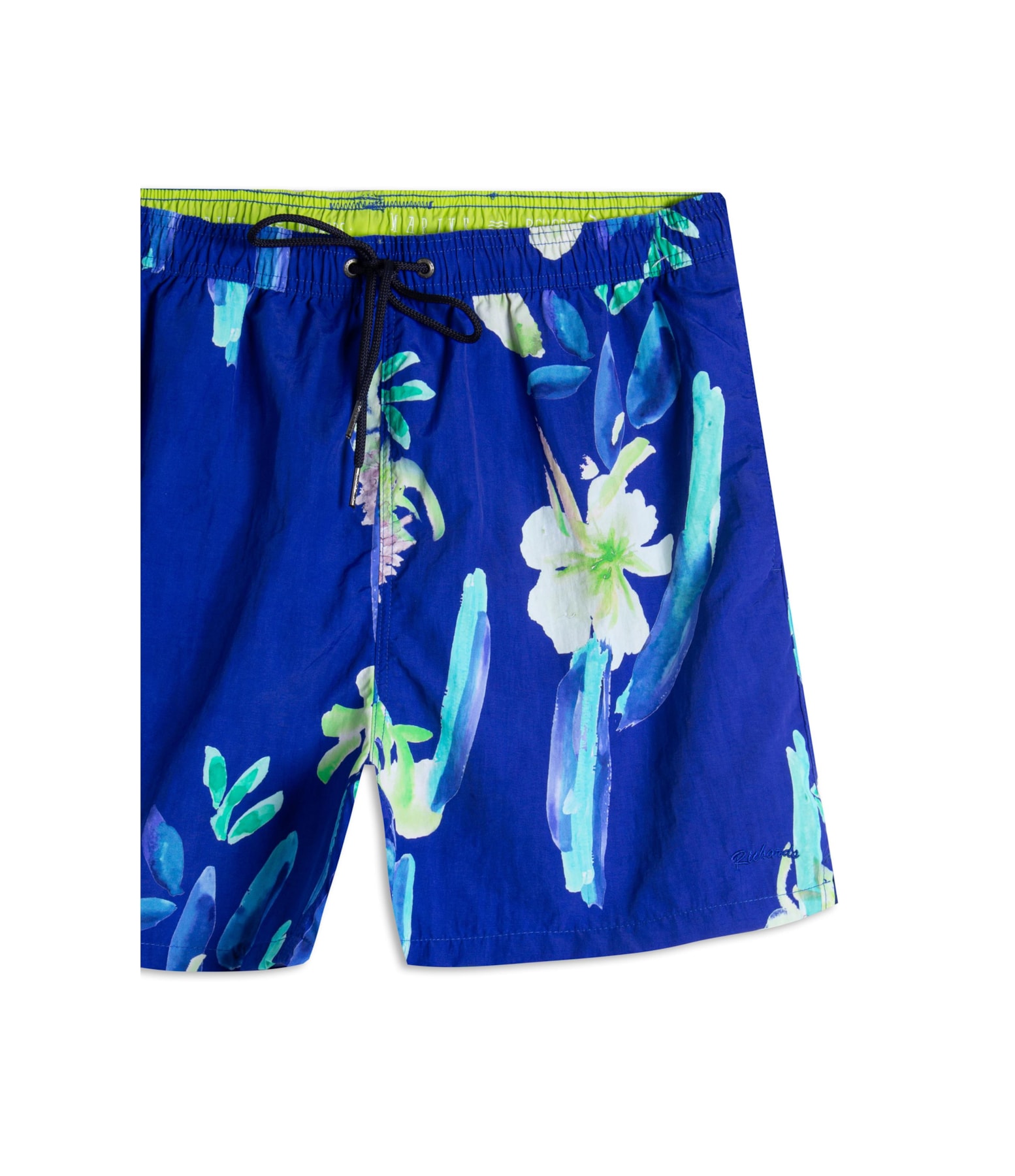 Beach Short Florish Regular Azul Bic