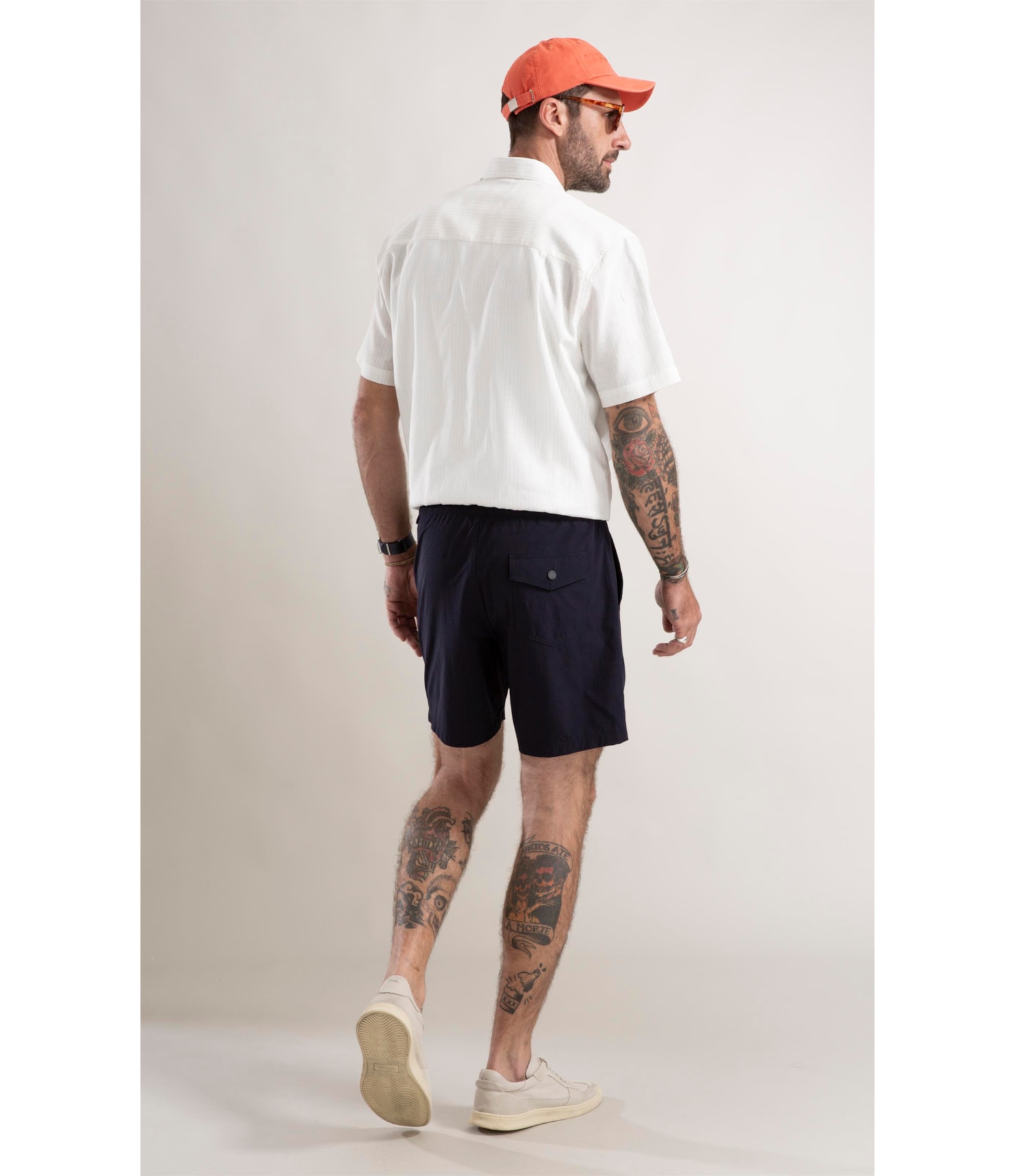 Beach Short Flow Stretch Marinho