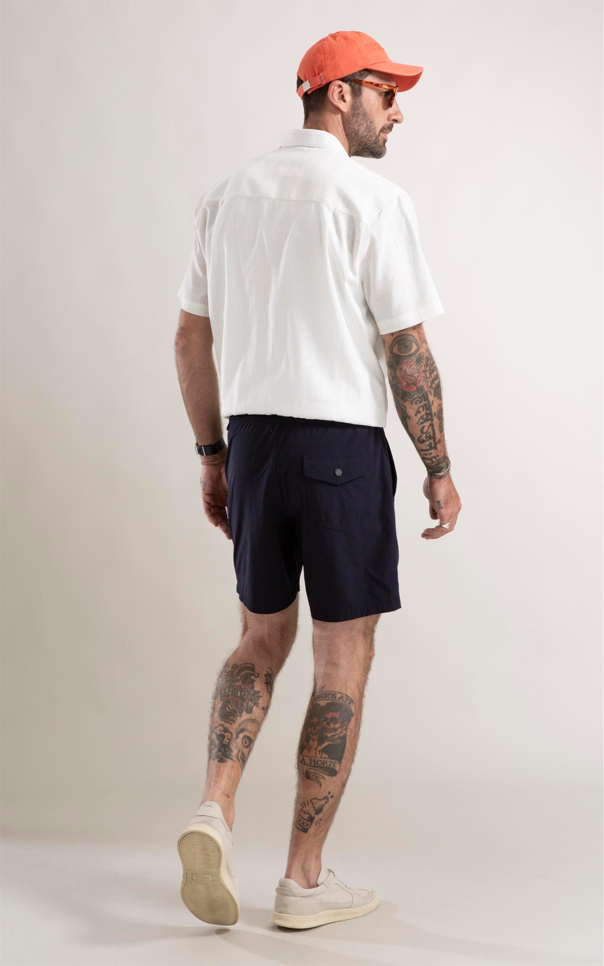 Beach Short Flow Stretch Marinho