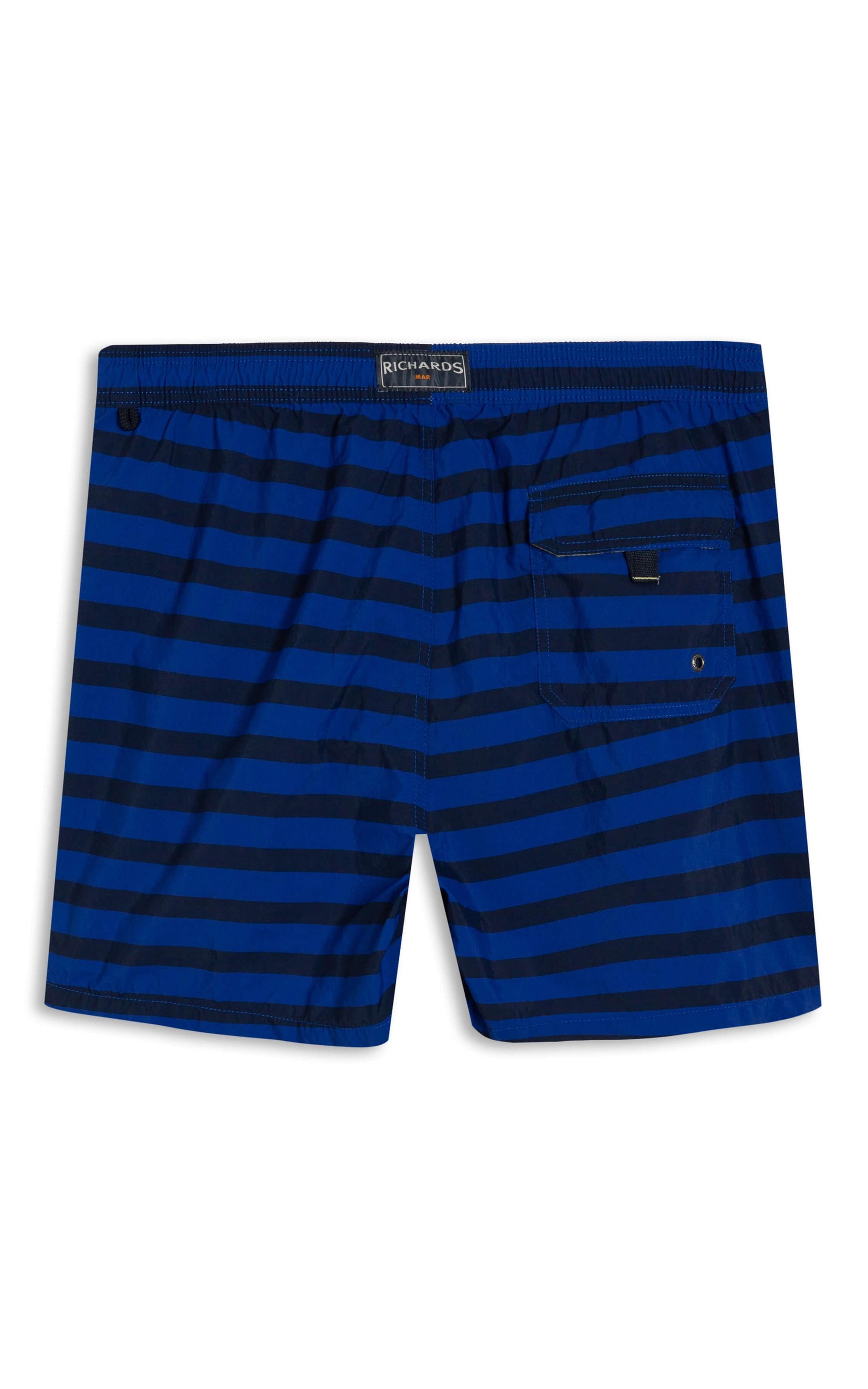 Beach Short Fresh Stripes Regular Azul Bic