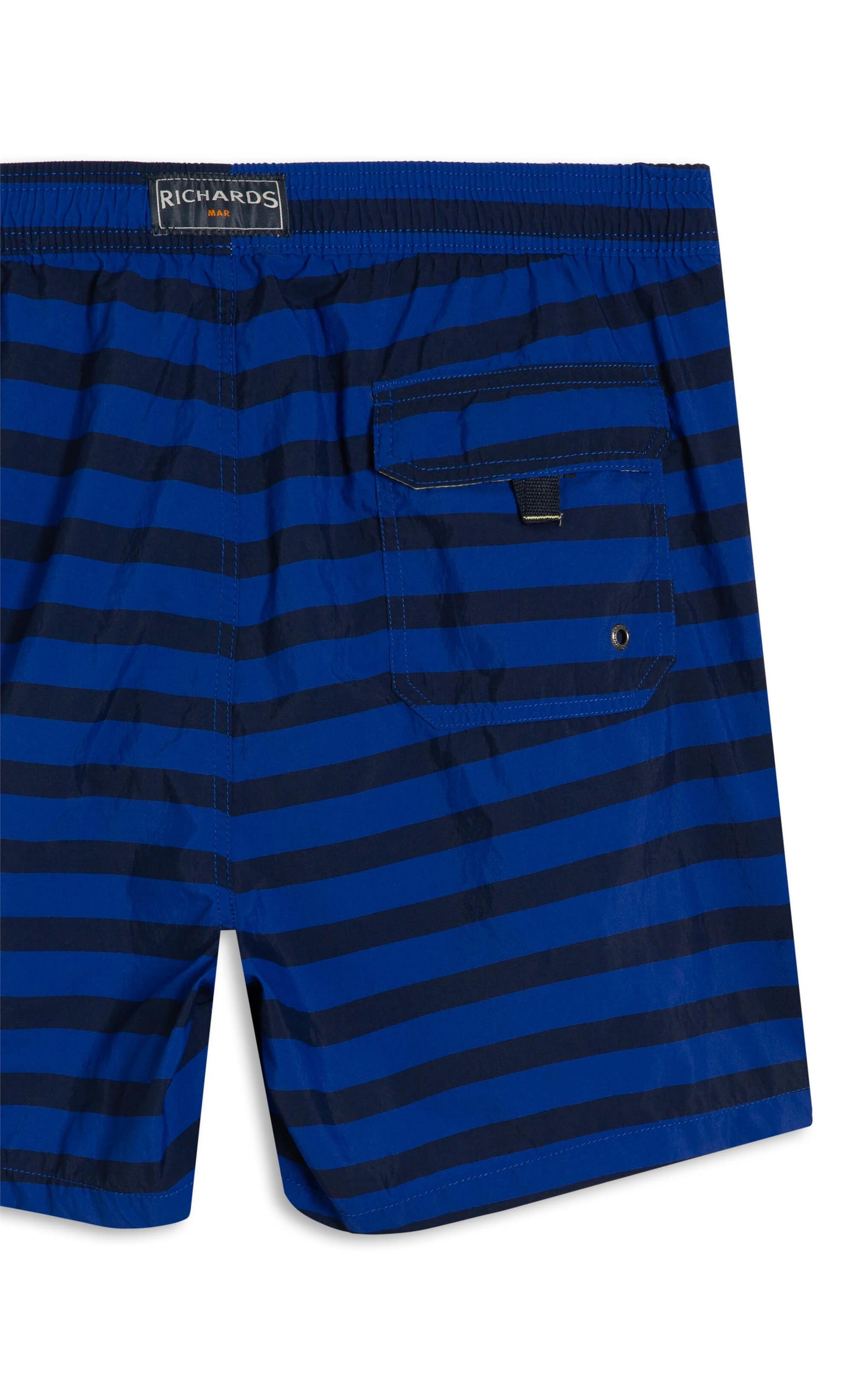 Beach Short Fresh Stripes Regular Azul Bic