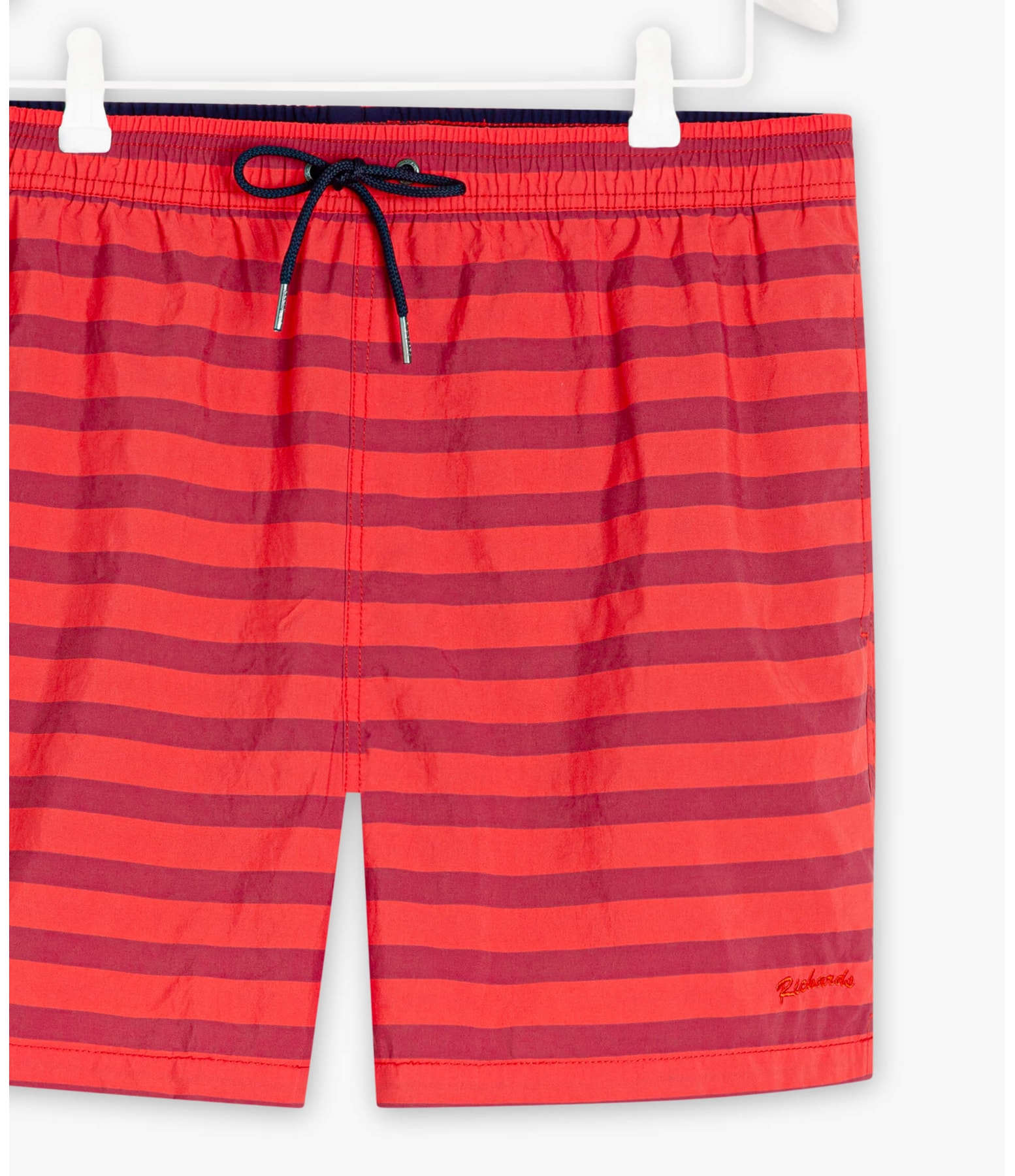 Beach Short Fresh Stripes Regular Coral