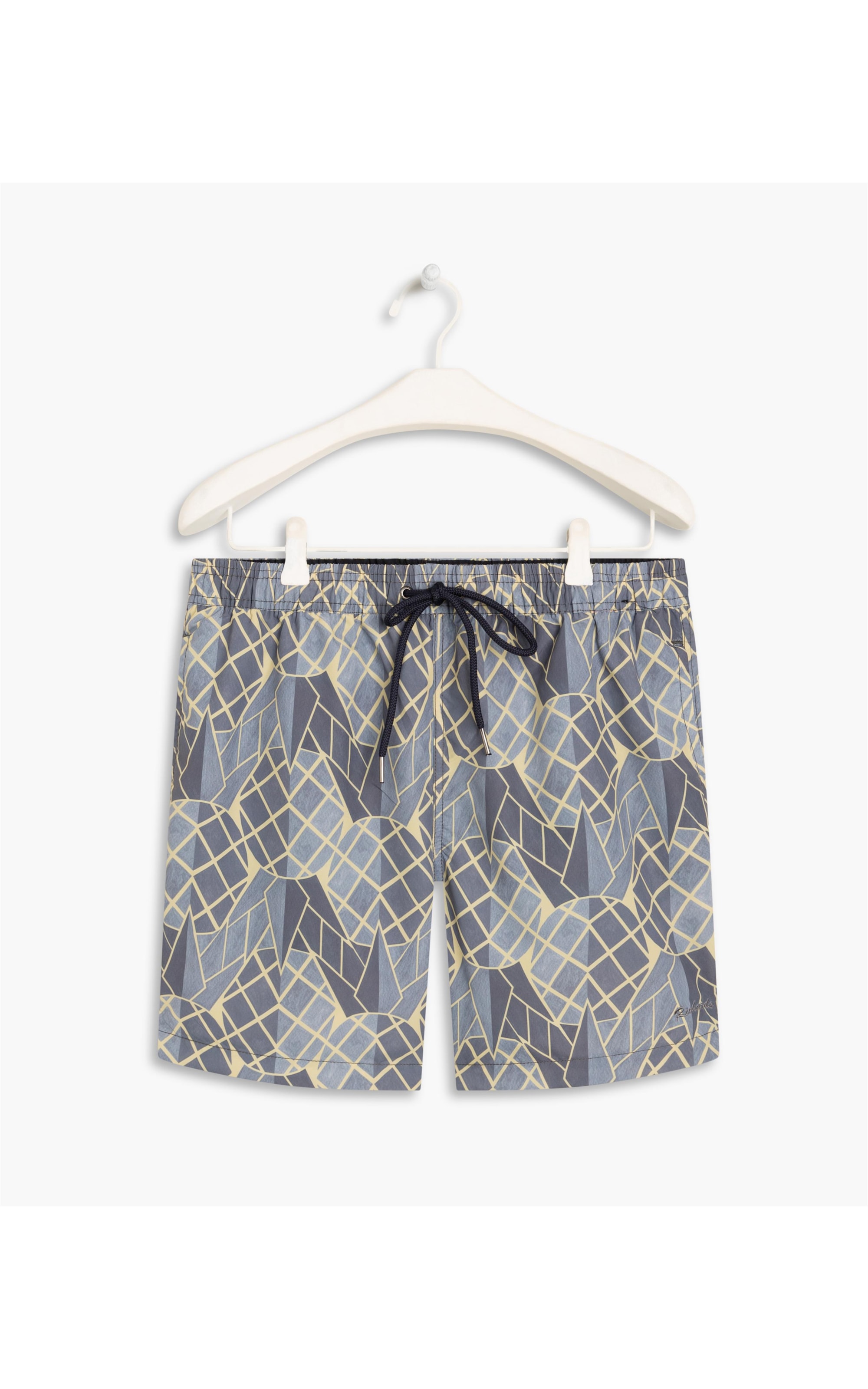 Beach Short Geo Pine Petroleo