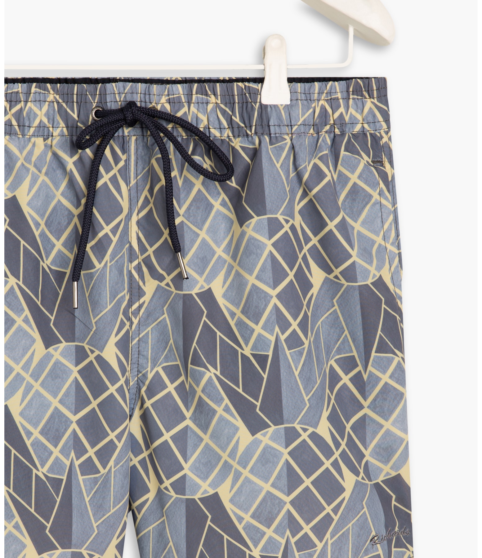Beach Short Geo Pine Petroleo