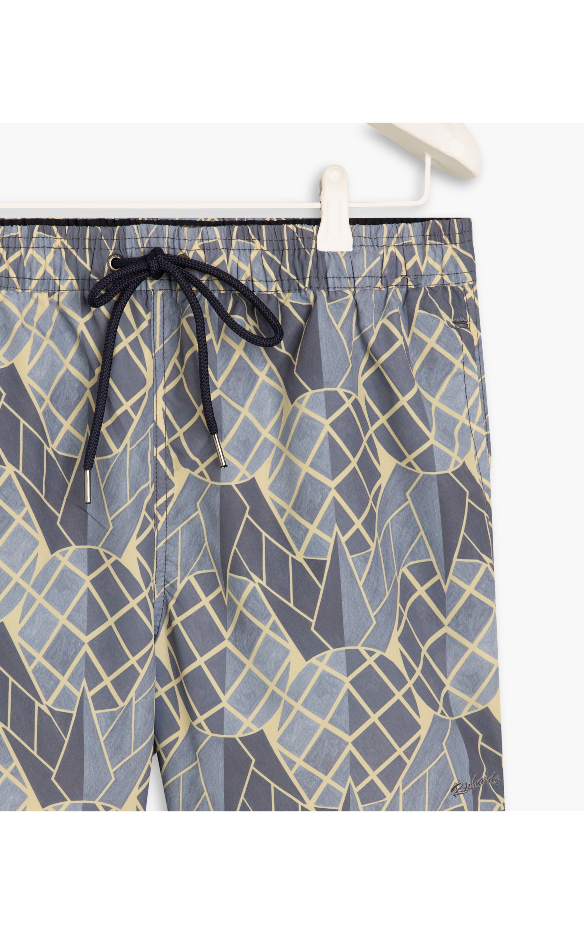 Beach Short Geo Pine Petroleo