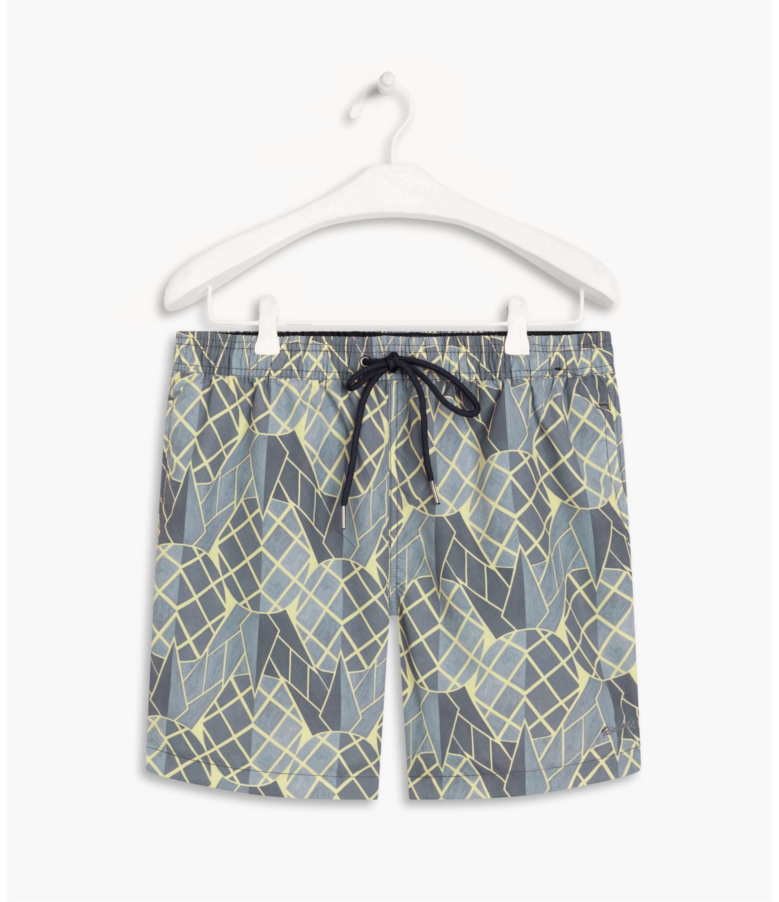 Beach Short Geo Pine Petroleo