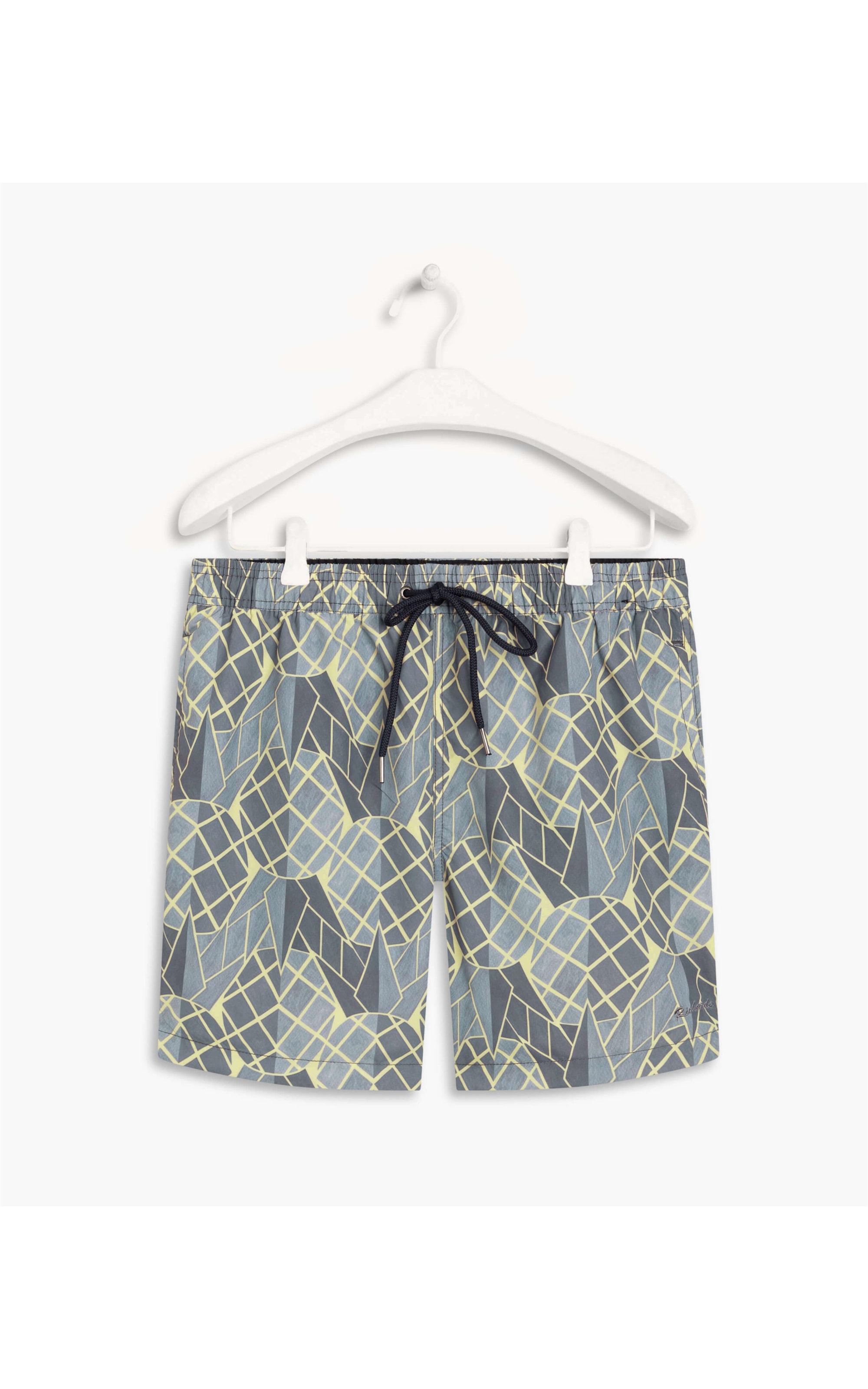 Beach Short Geo Pine Petroleo