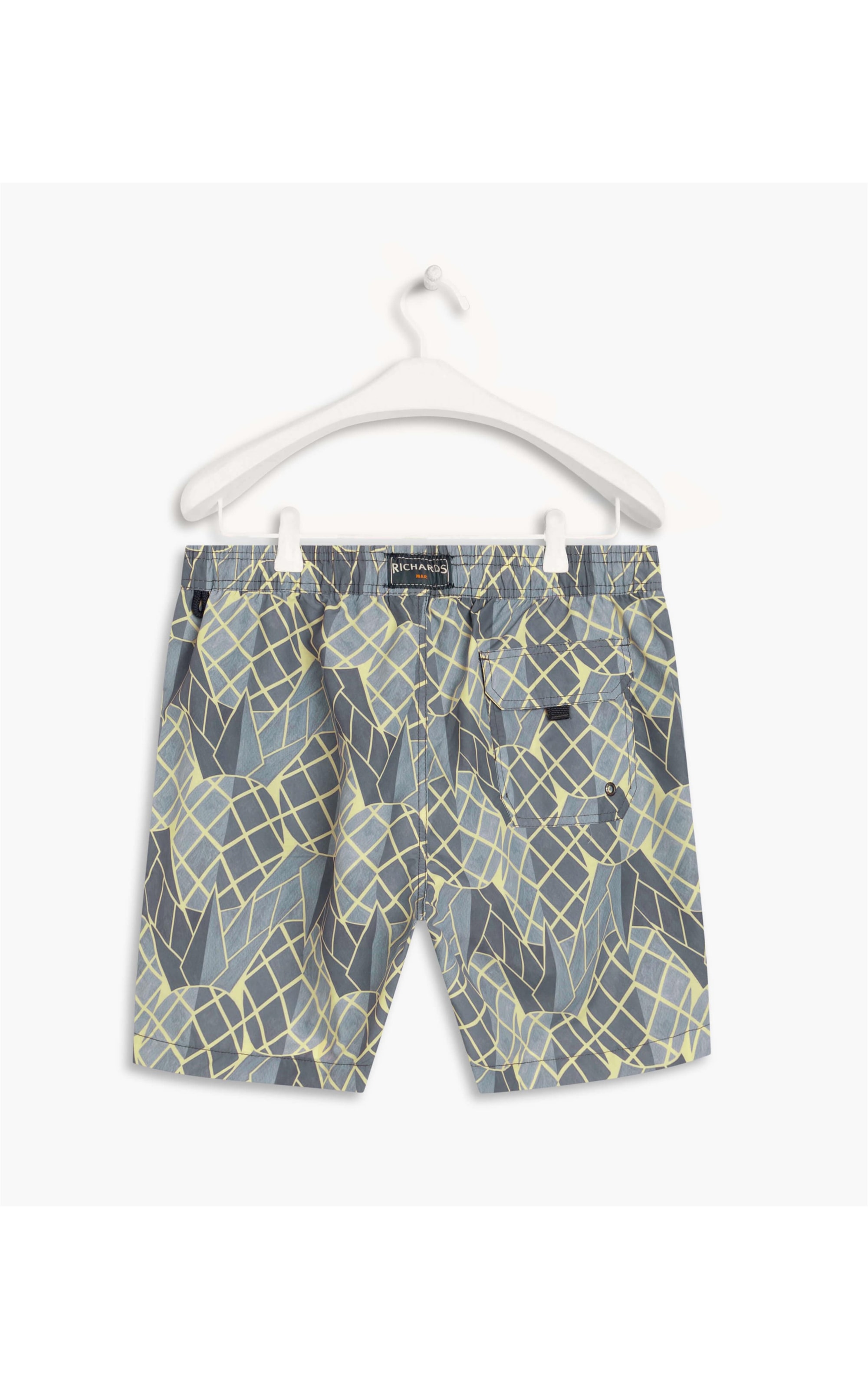 Beach Short Geo Pine Petroleo