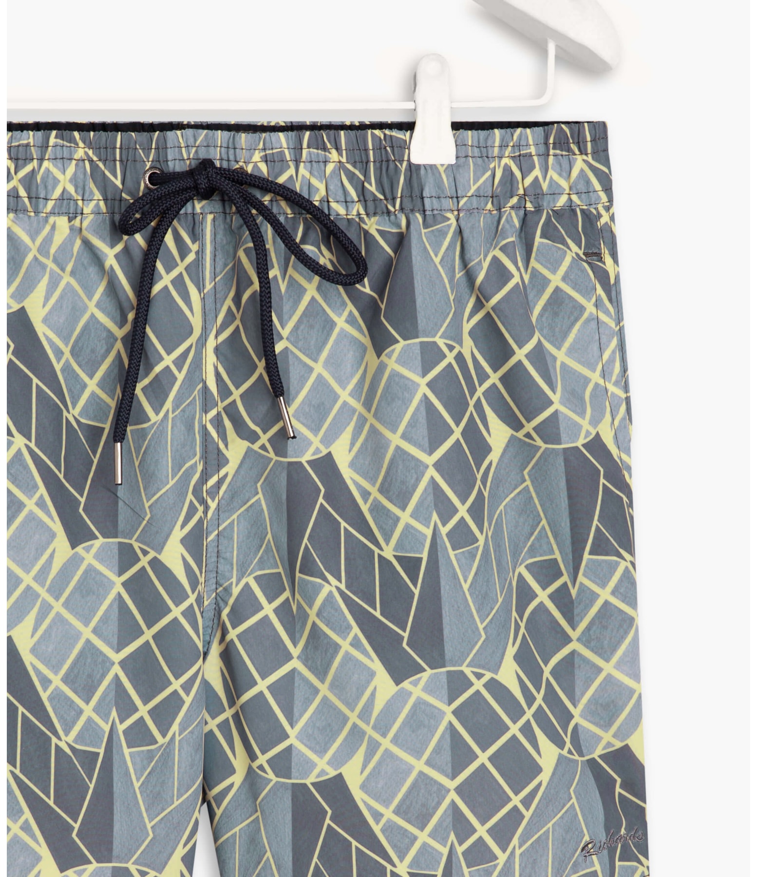 Beach Short Geo Pine Petroleo