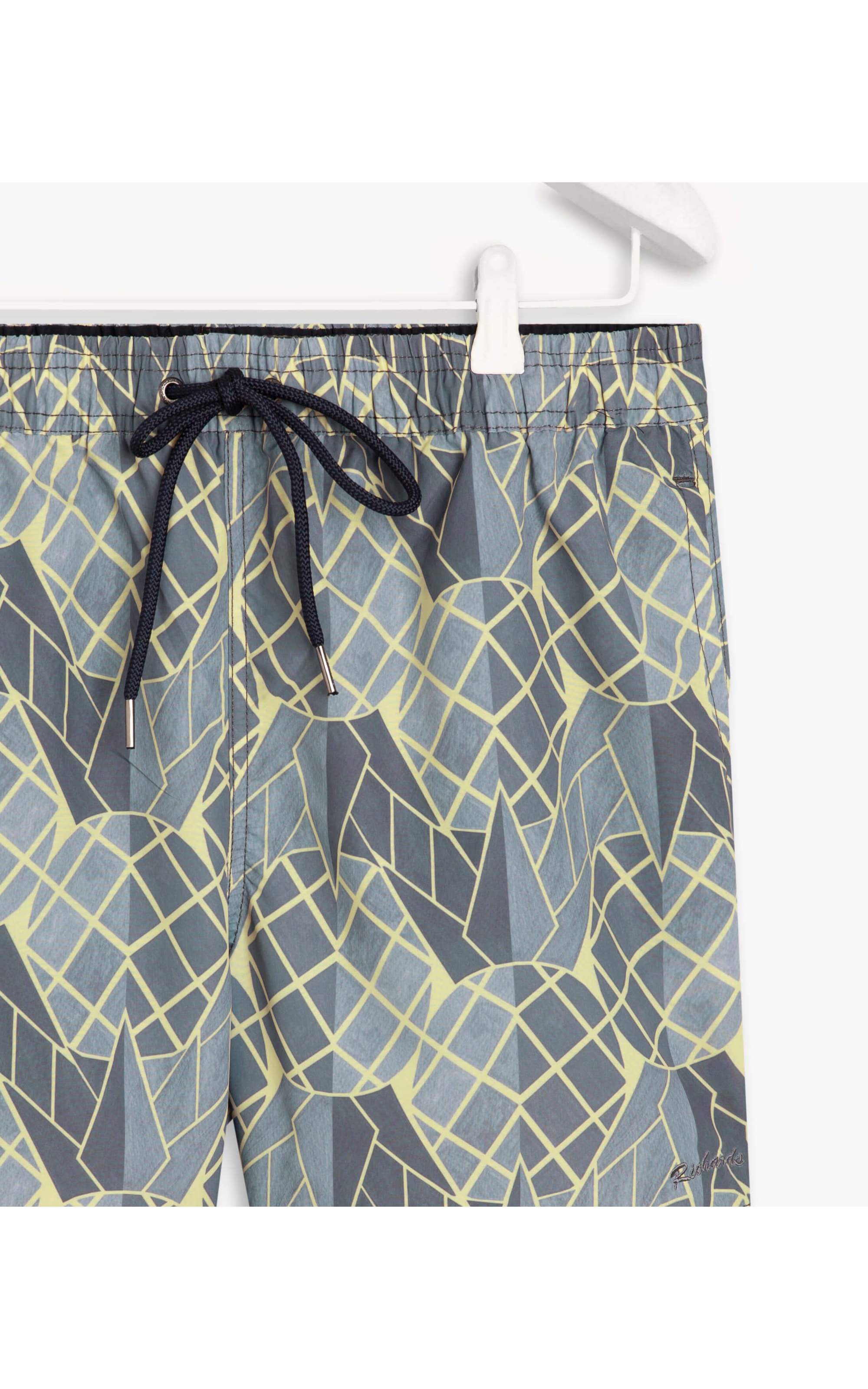 Beach Short Geo Pine Petroleo