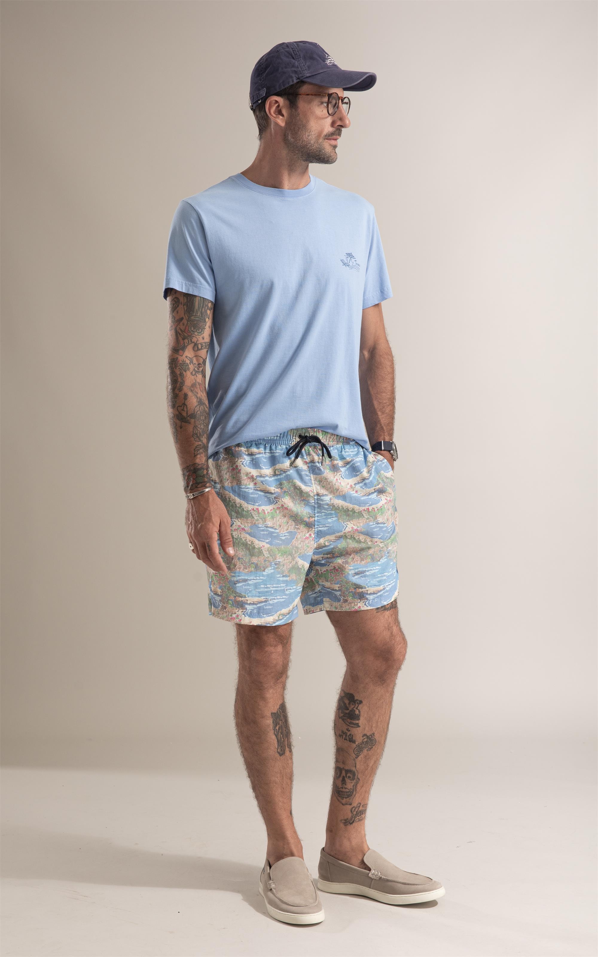 Beach Short Havaiana Azul Seco