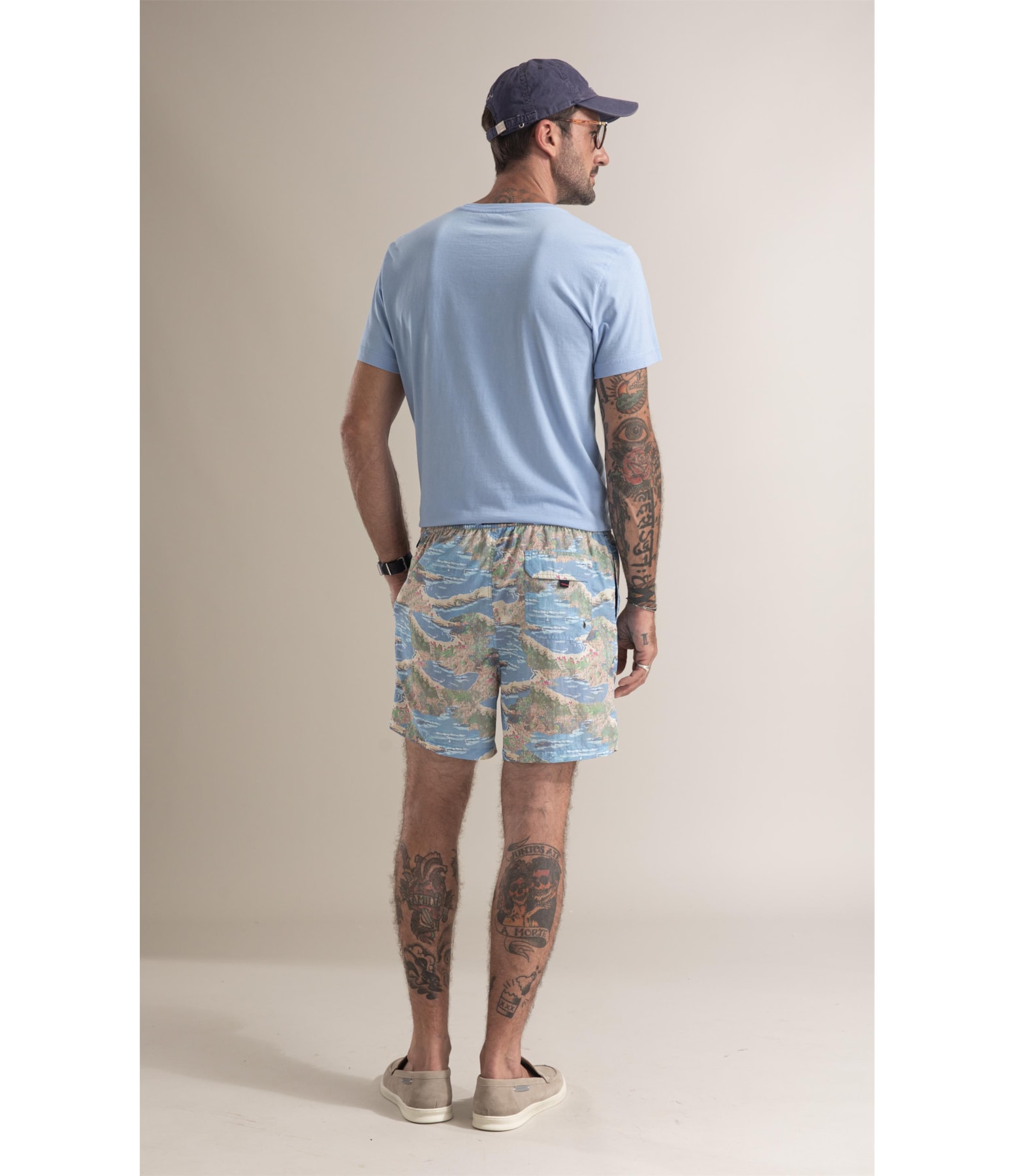 Beach Short Havaiana Azul Seco