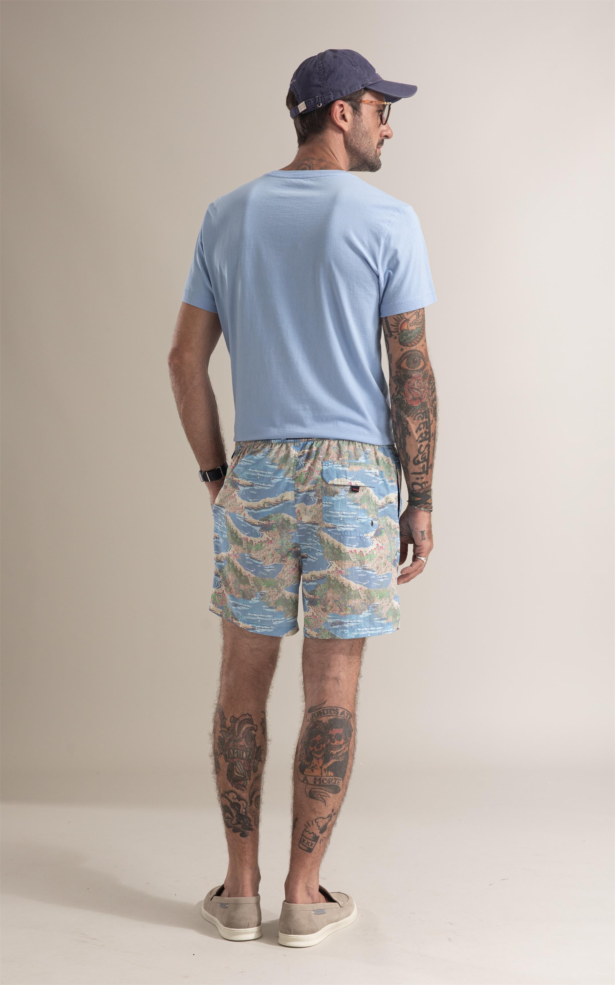 Beach Short Havaiana Azul Seco