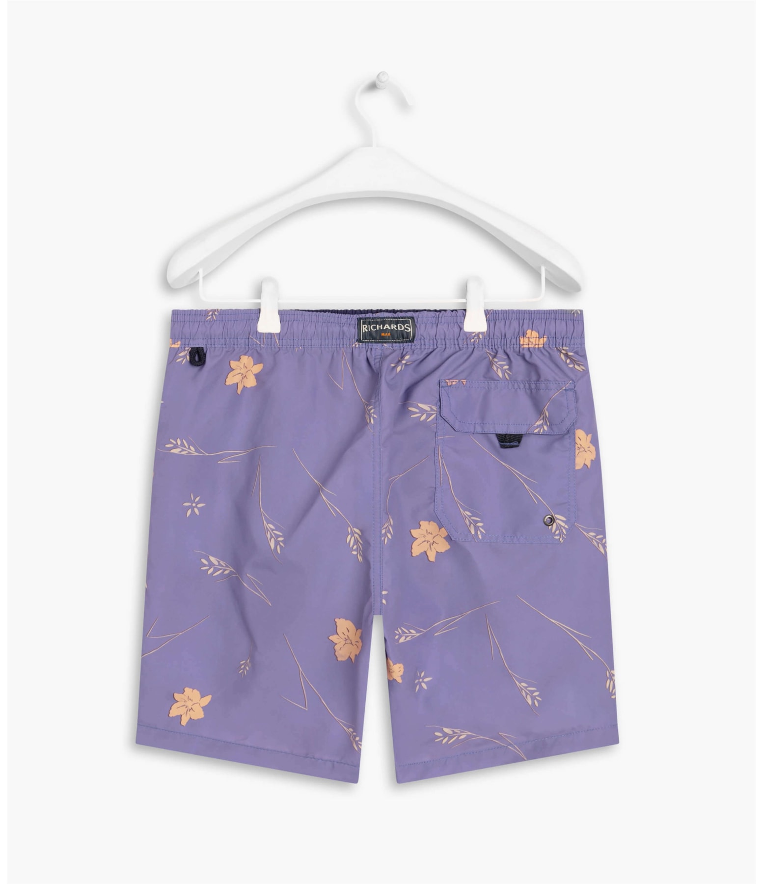 Beach Short Hibisco Azul Pervante