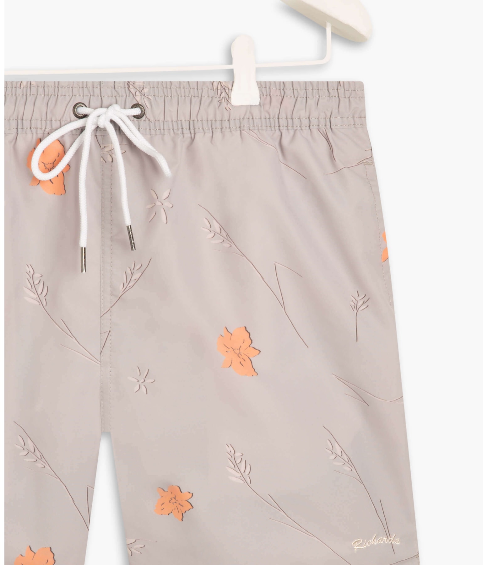 Beach Short Hibisco Caqui