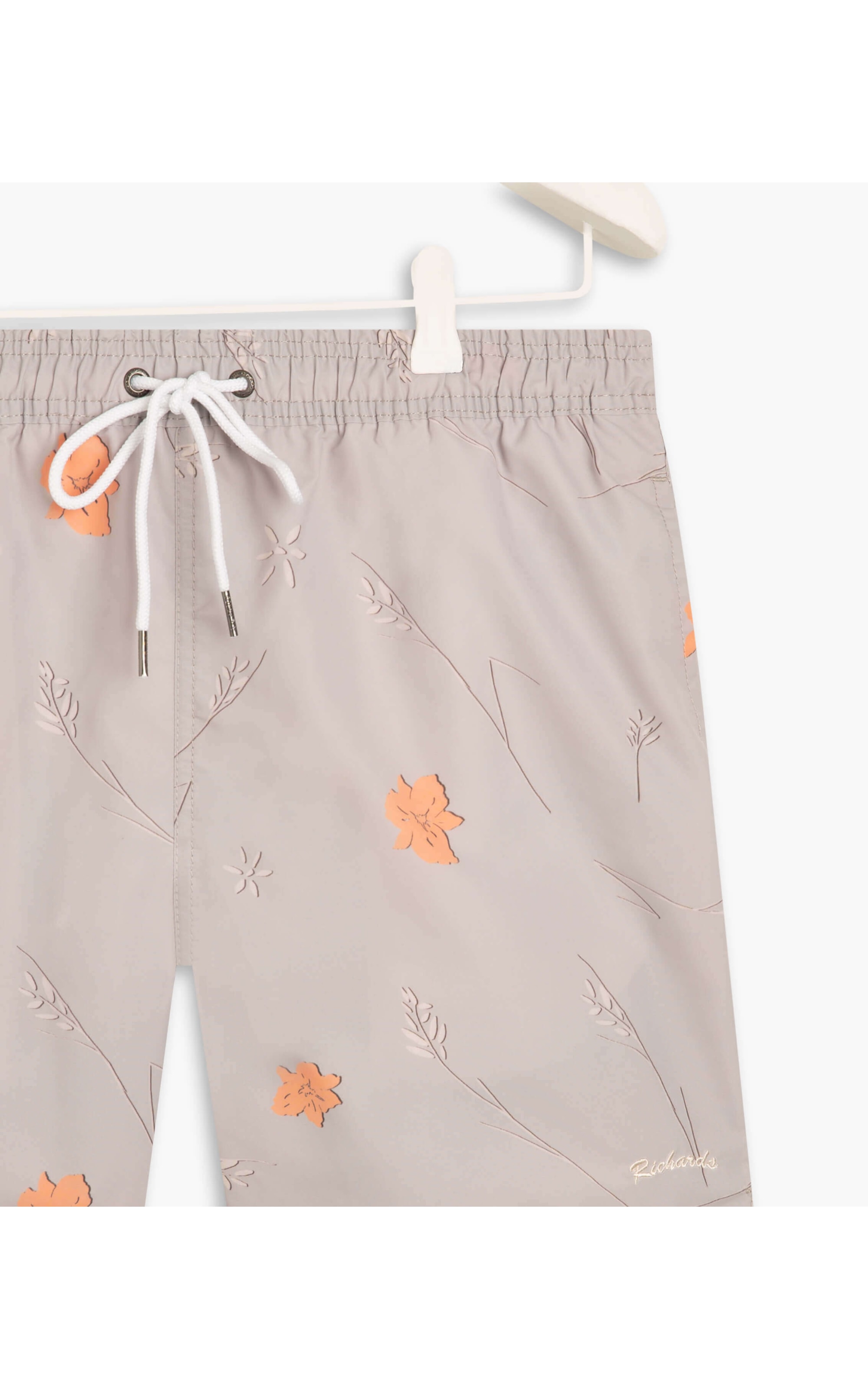 Beach Short Hibisco Caqui