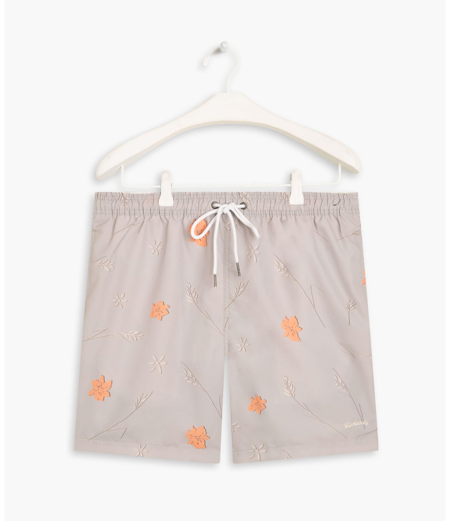 Beach Short Hibisco Caqui