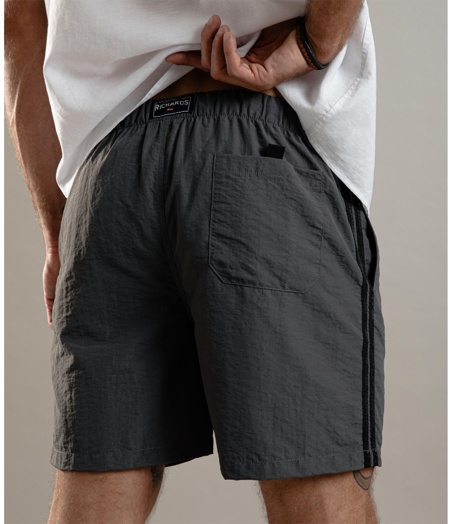  Beach Short Island Crumpled Castor