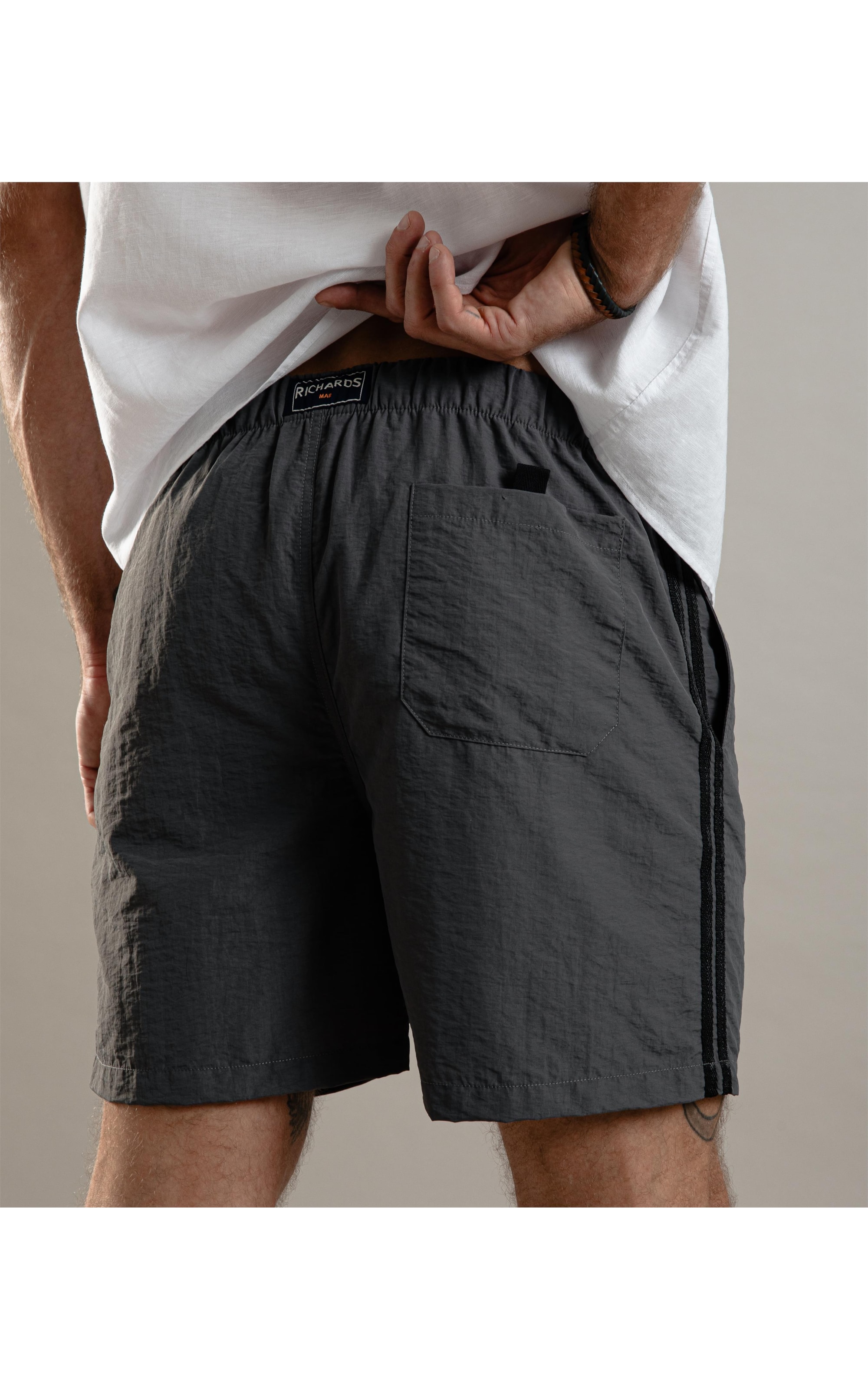  Beach Short Island Crumpled Castor