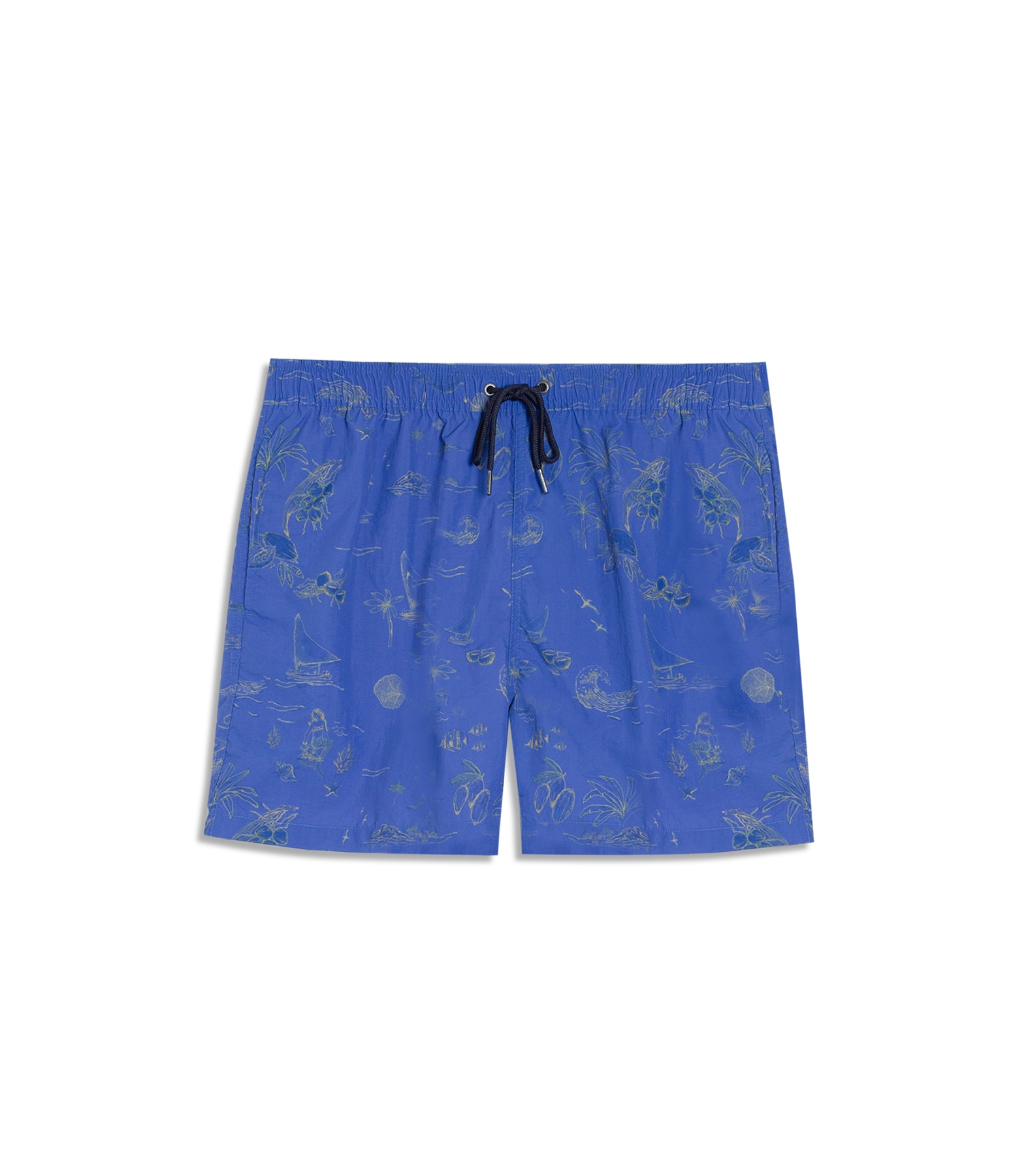 Beach Short Jangada Mono Regular Azul Bic