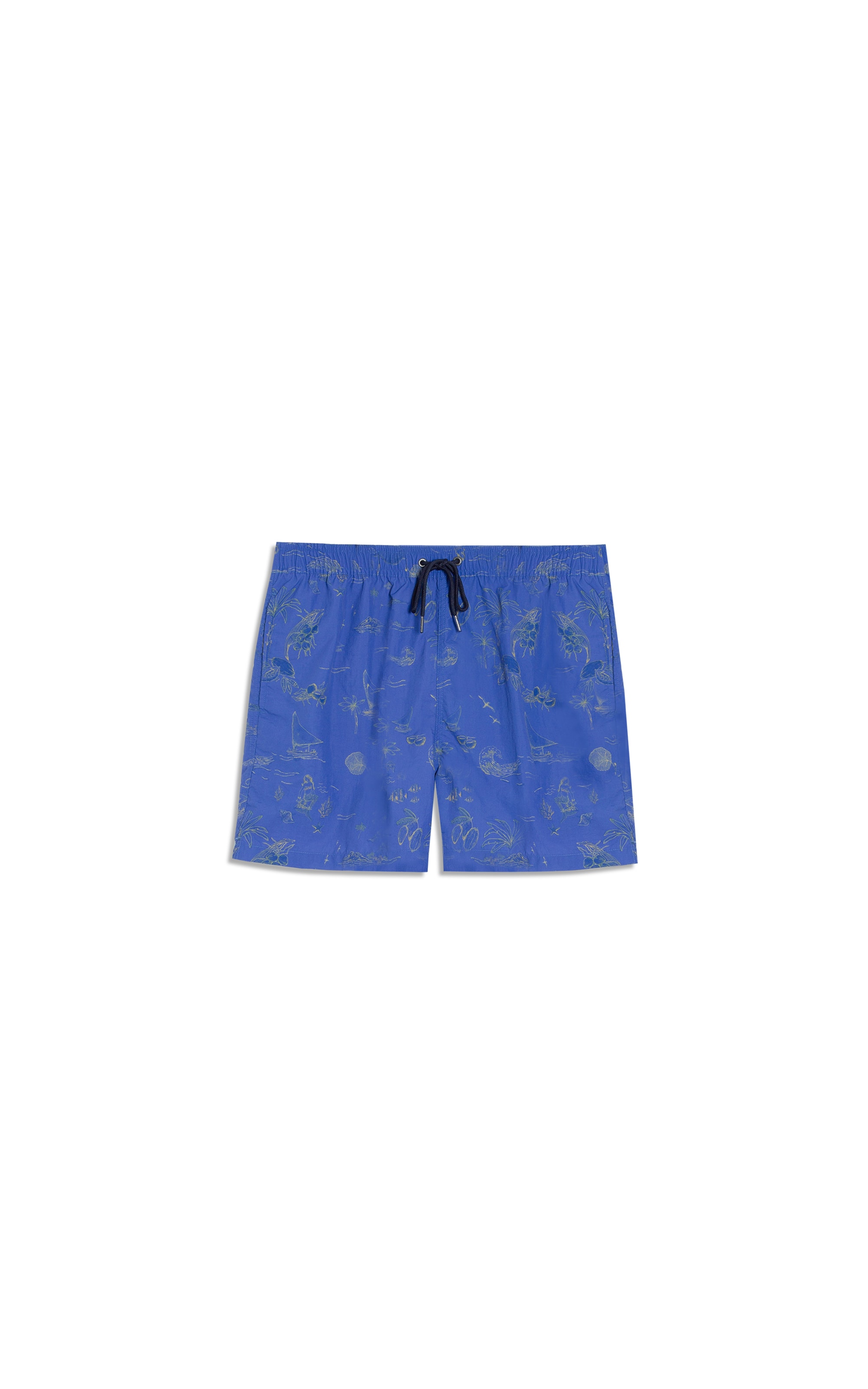Beach Short Jangada Mono Regular Azul Bic