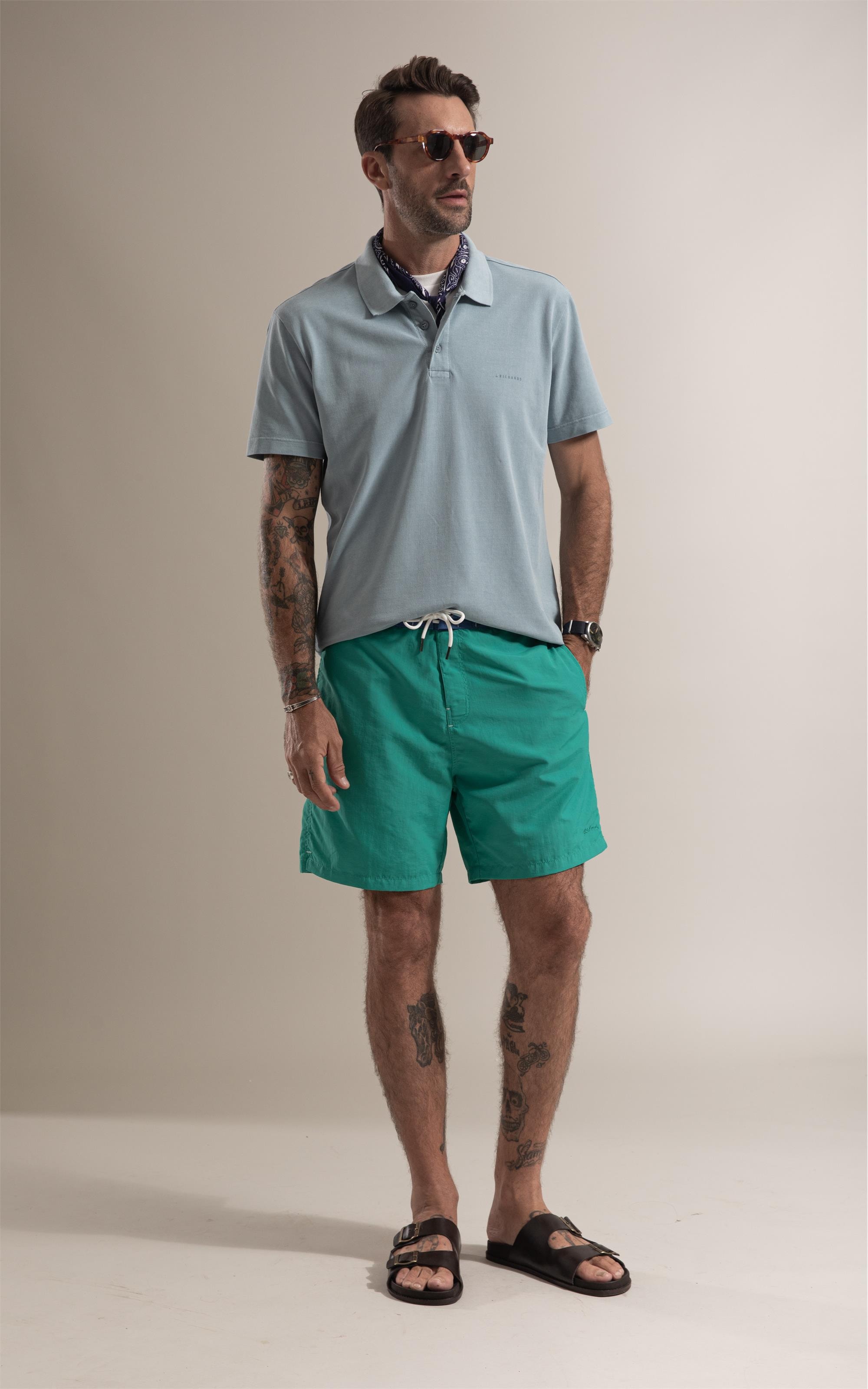 Beach Short Listra Verde
