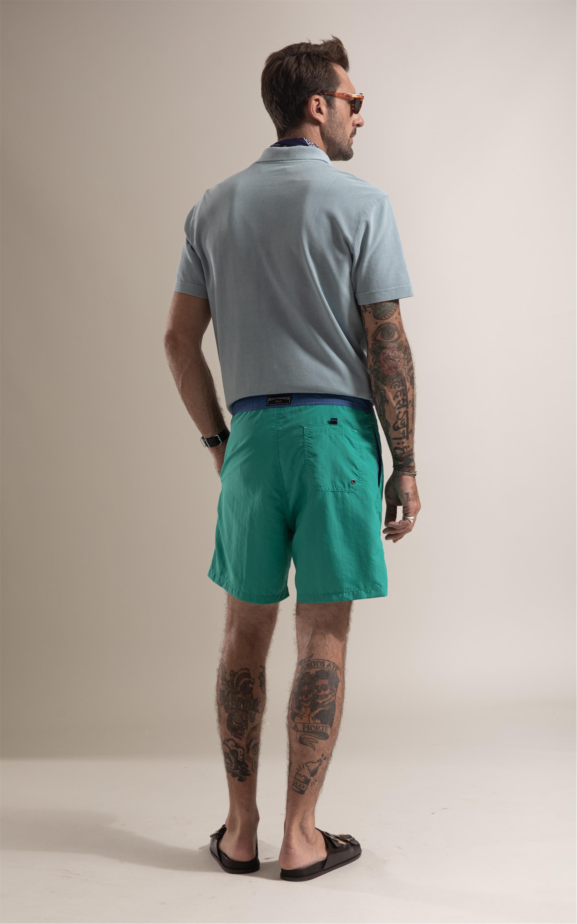 Beach Short Listra Verde