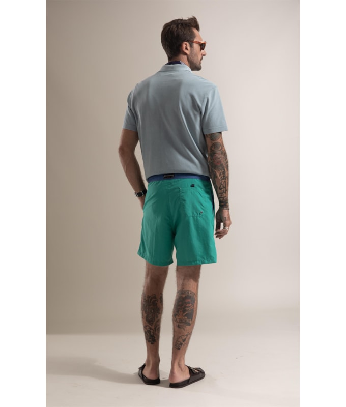 Beach Short Listra Verde